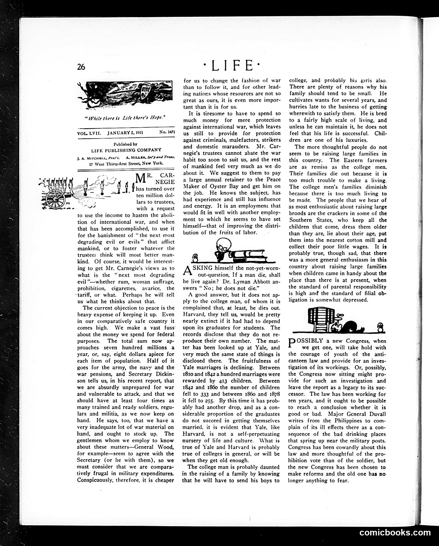 Life — January 5, 1911 — page 26 of 104