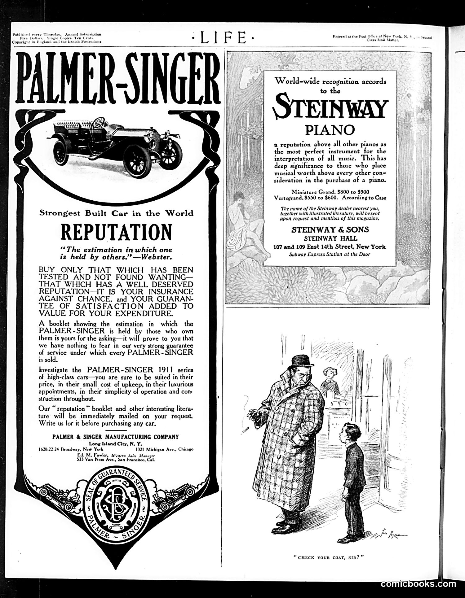 Life — February 23, 1911 — page 2 of 44
