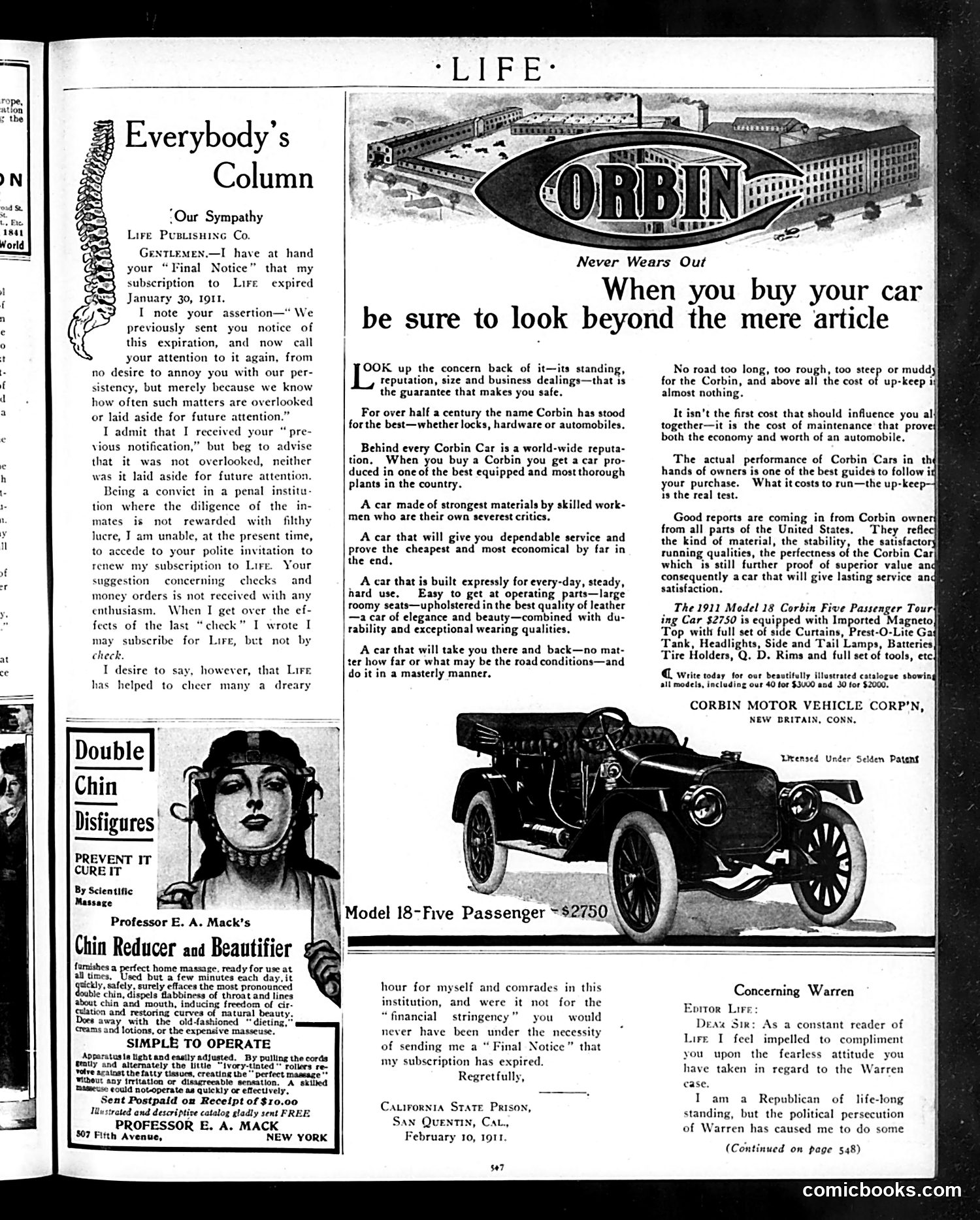 Life — March 16, 1911 — page 31 of 44