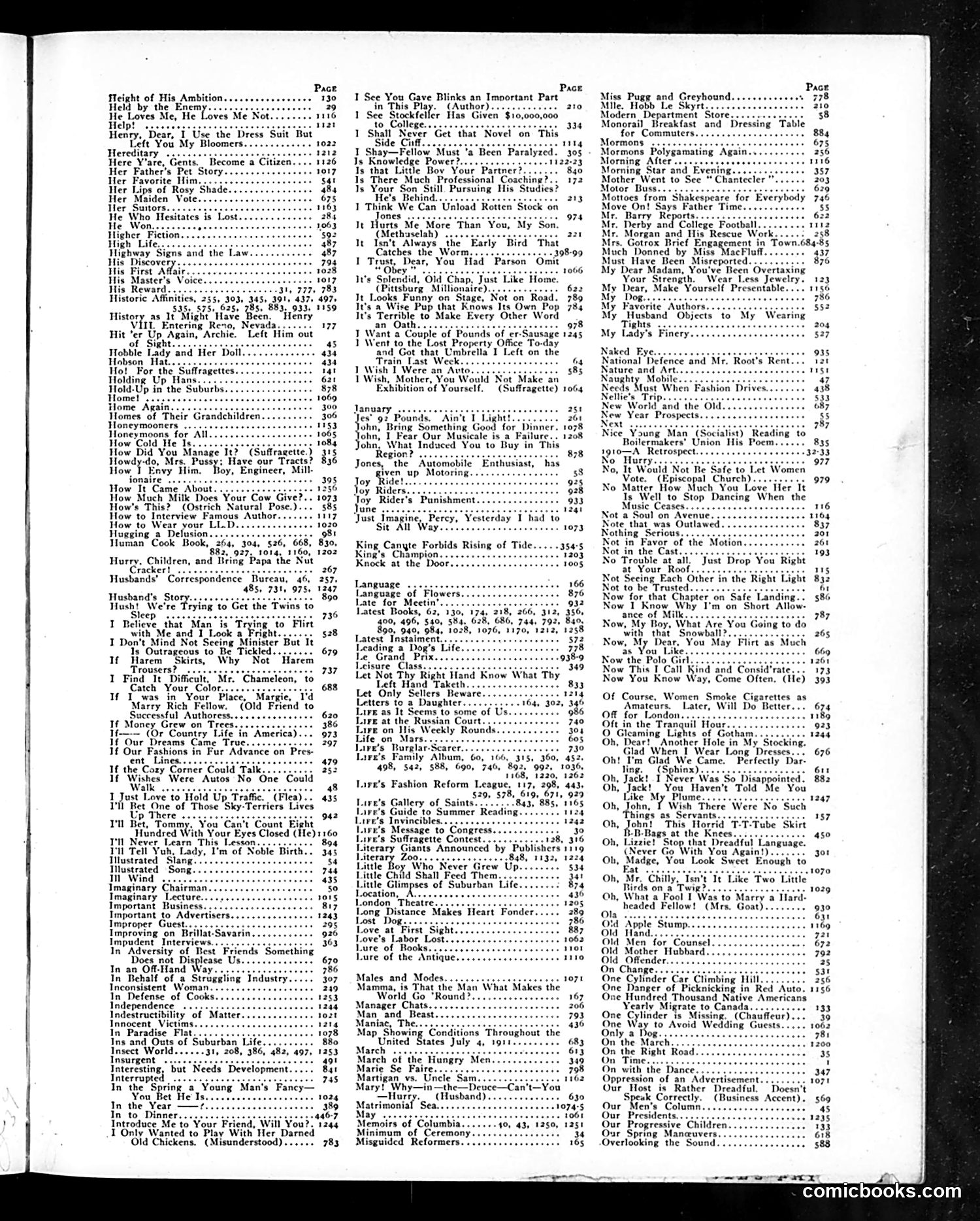 Life — April 6, 1911 — page 3 of 76