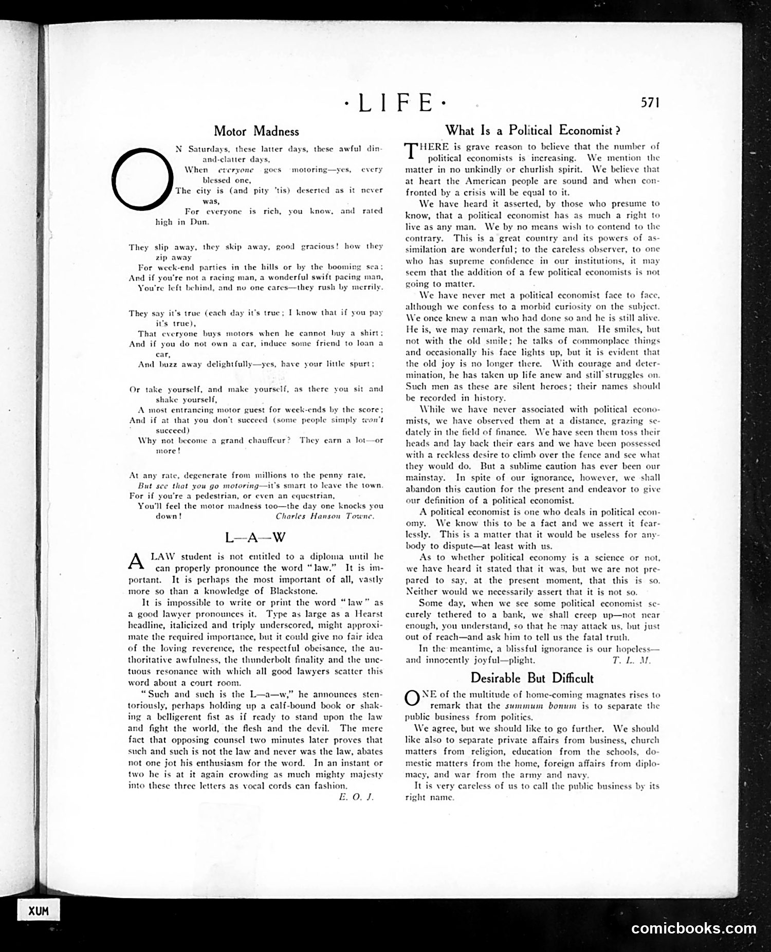 Life — October 5, 1911 — page 23 of 50