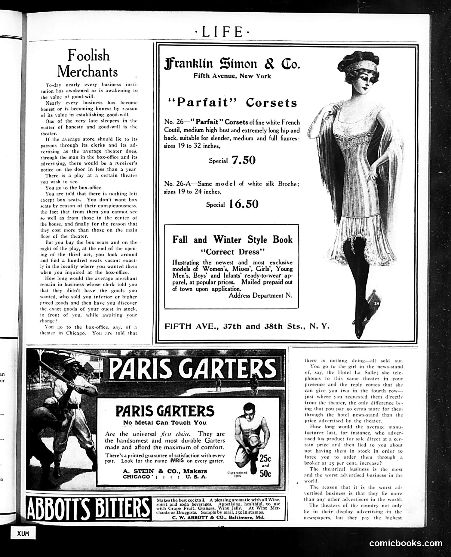 Life — October 19, 1911 — page 5 of 48