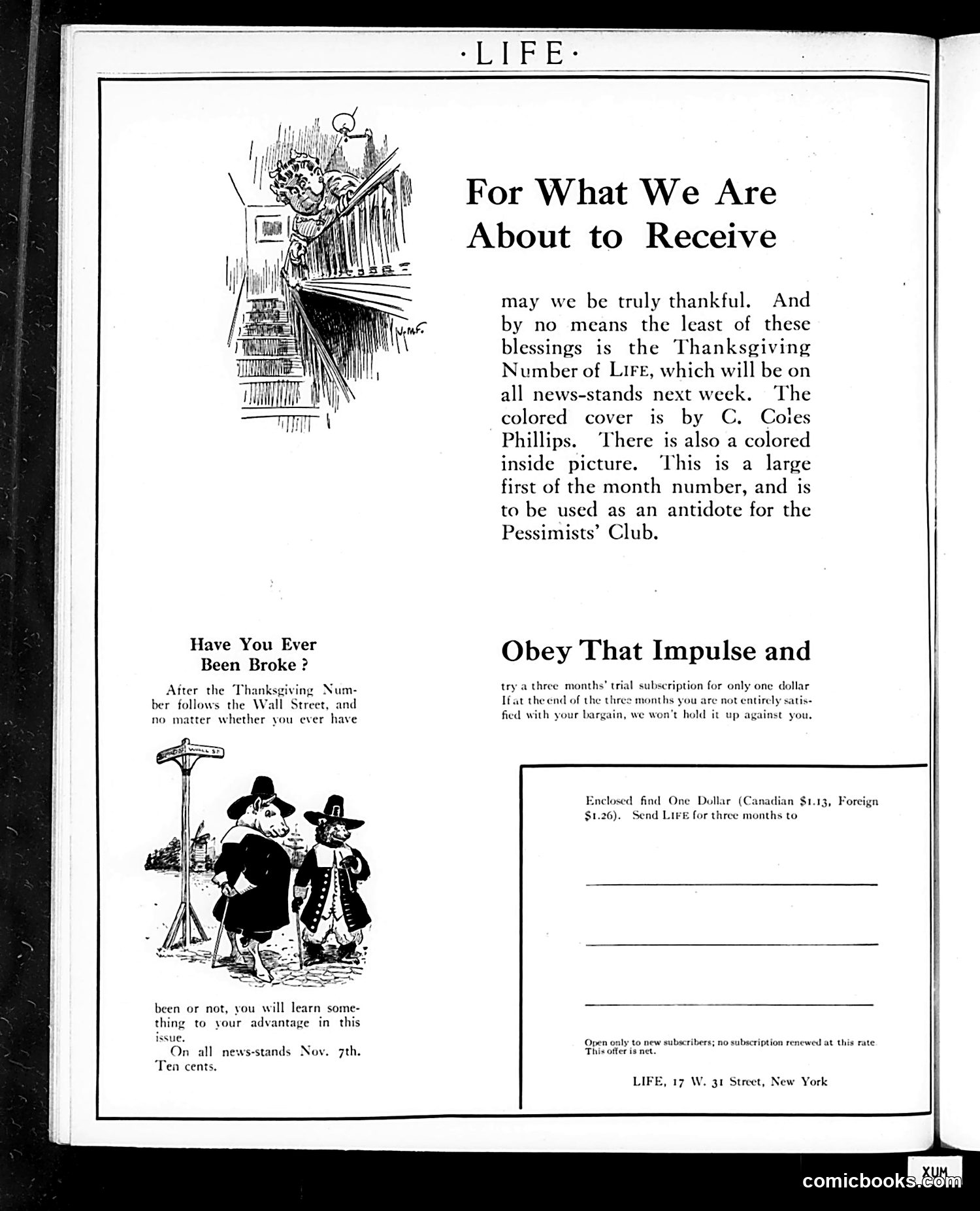 Life — October 26, 1911 — page 4 of 50