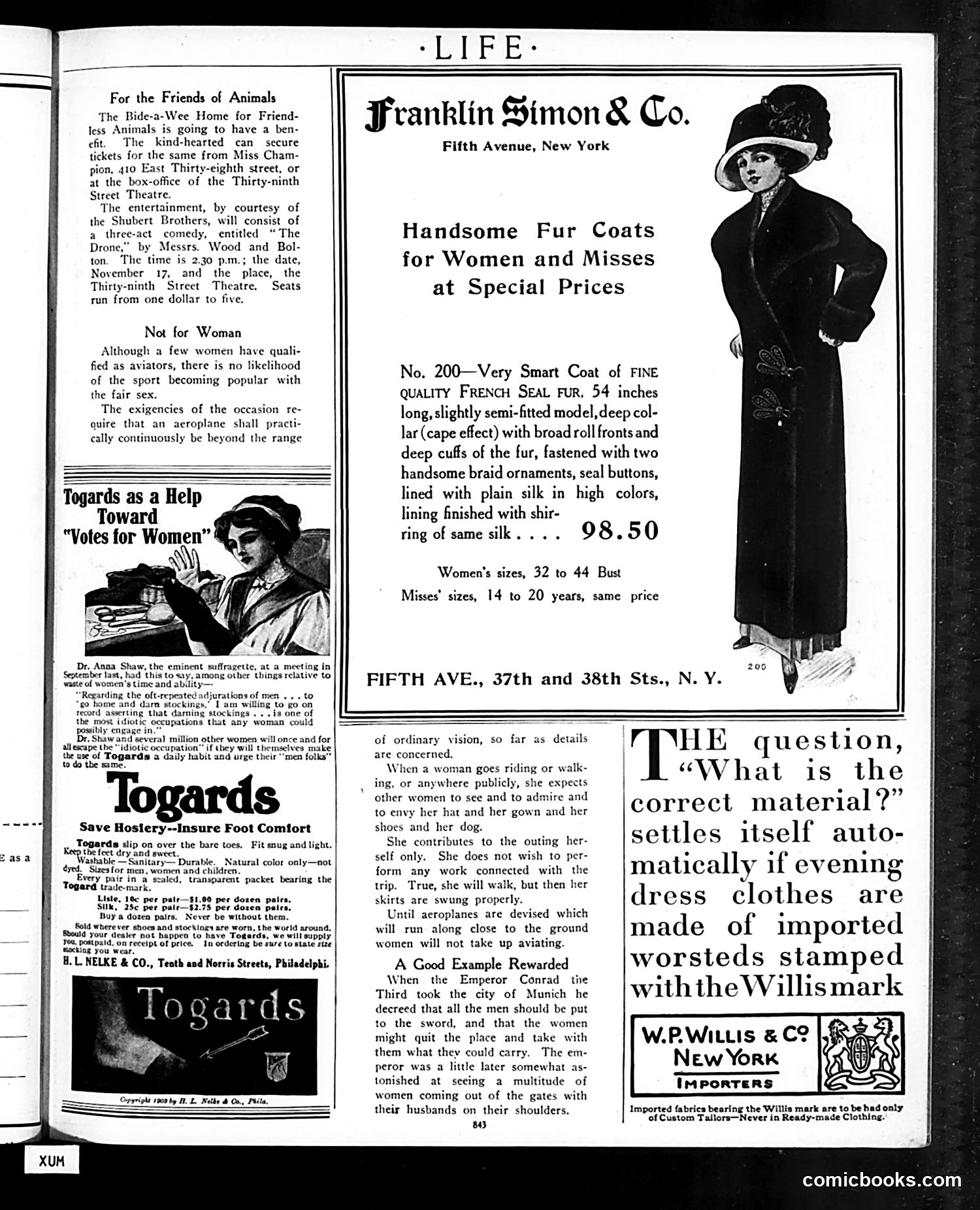 Life — November 16, 1911 — page 5 of 44