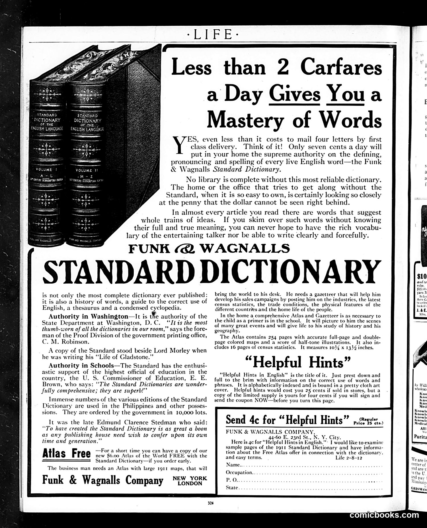 Life — February 8, 1912 — page 40 of 44