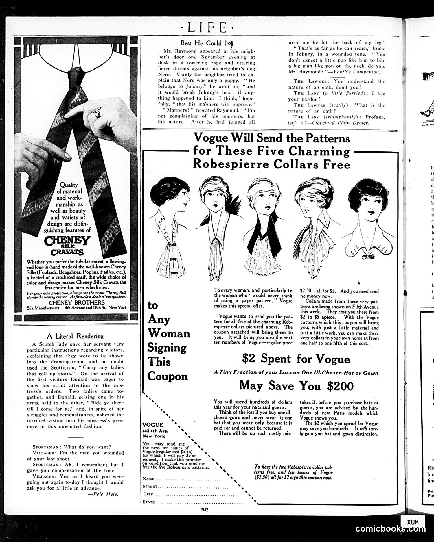Life — October 10, 1912 — page 6 of 48