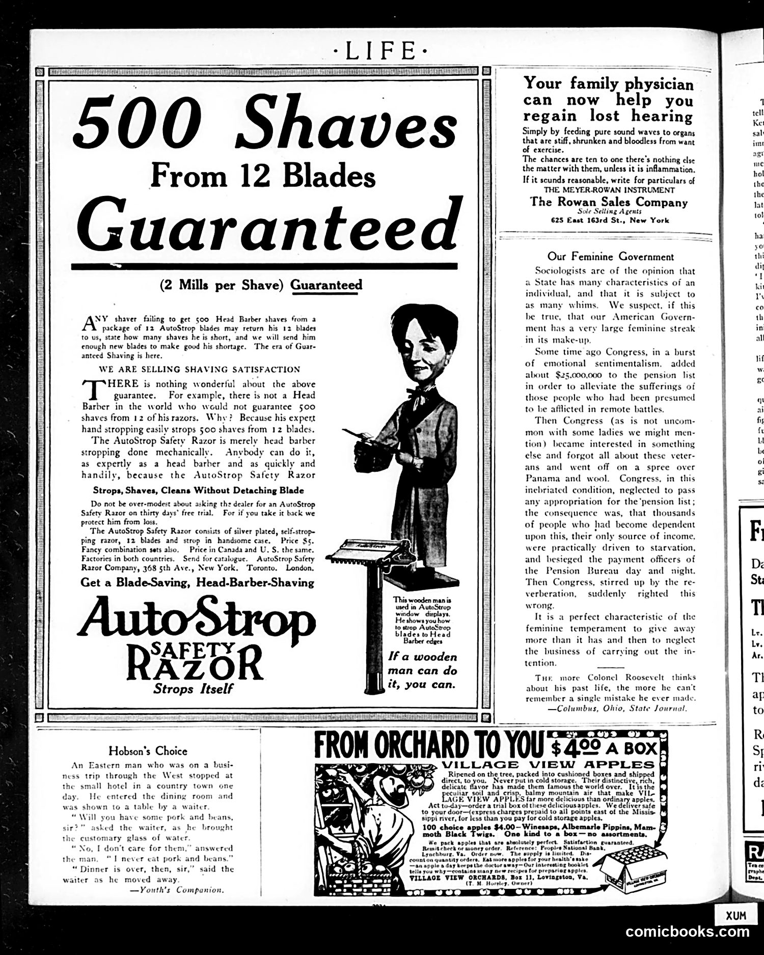 Life — October 24, 1912 — page 6 of 48