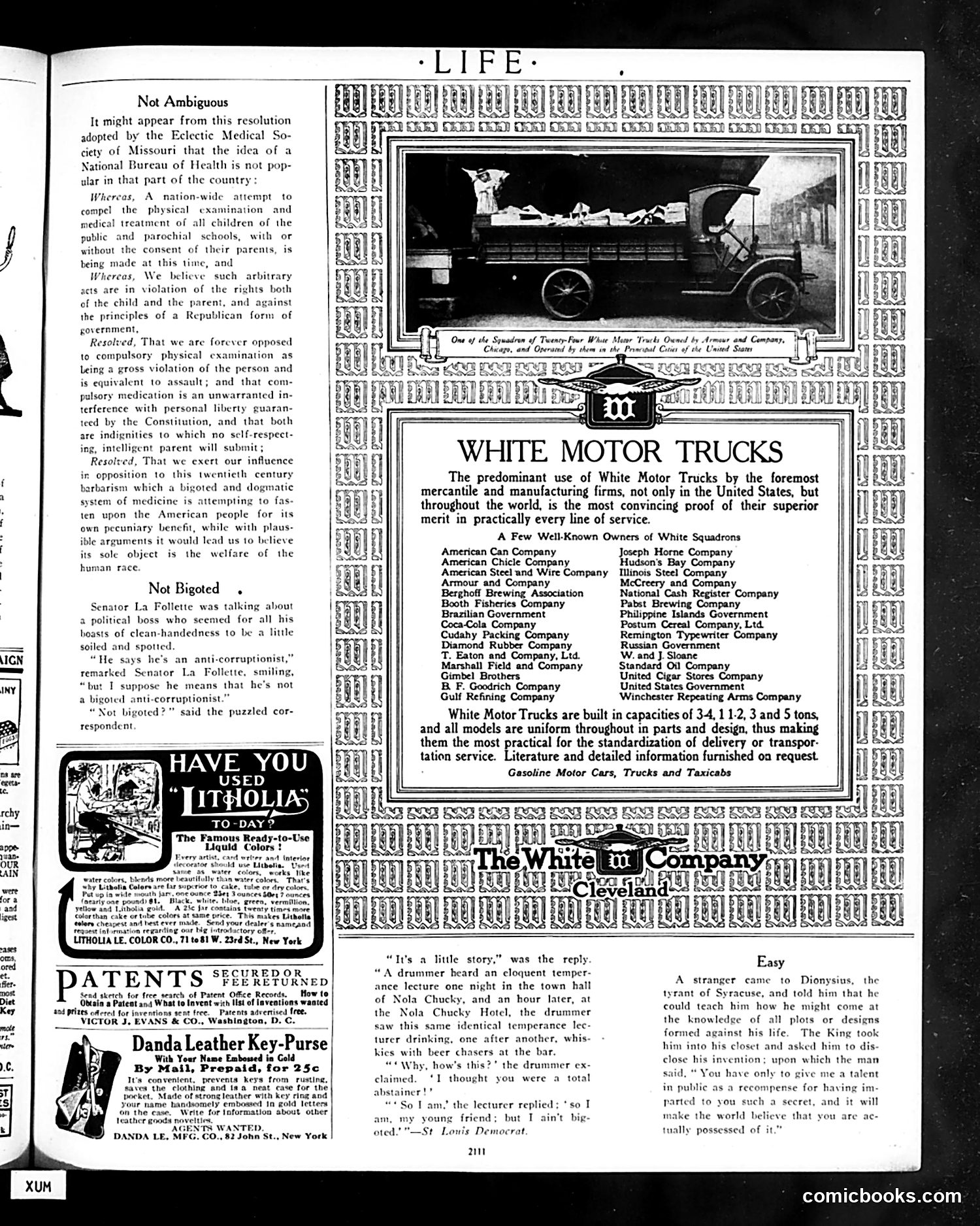 Life — October 31, 1912 — page 35 of 44