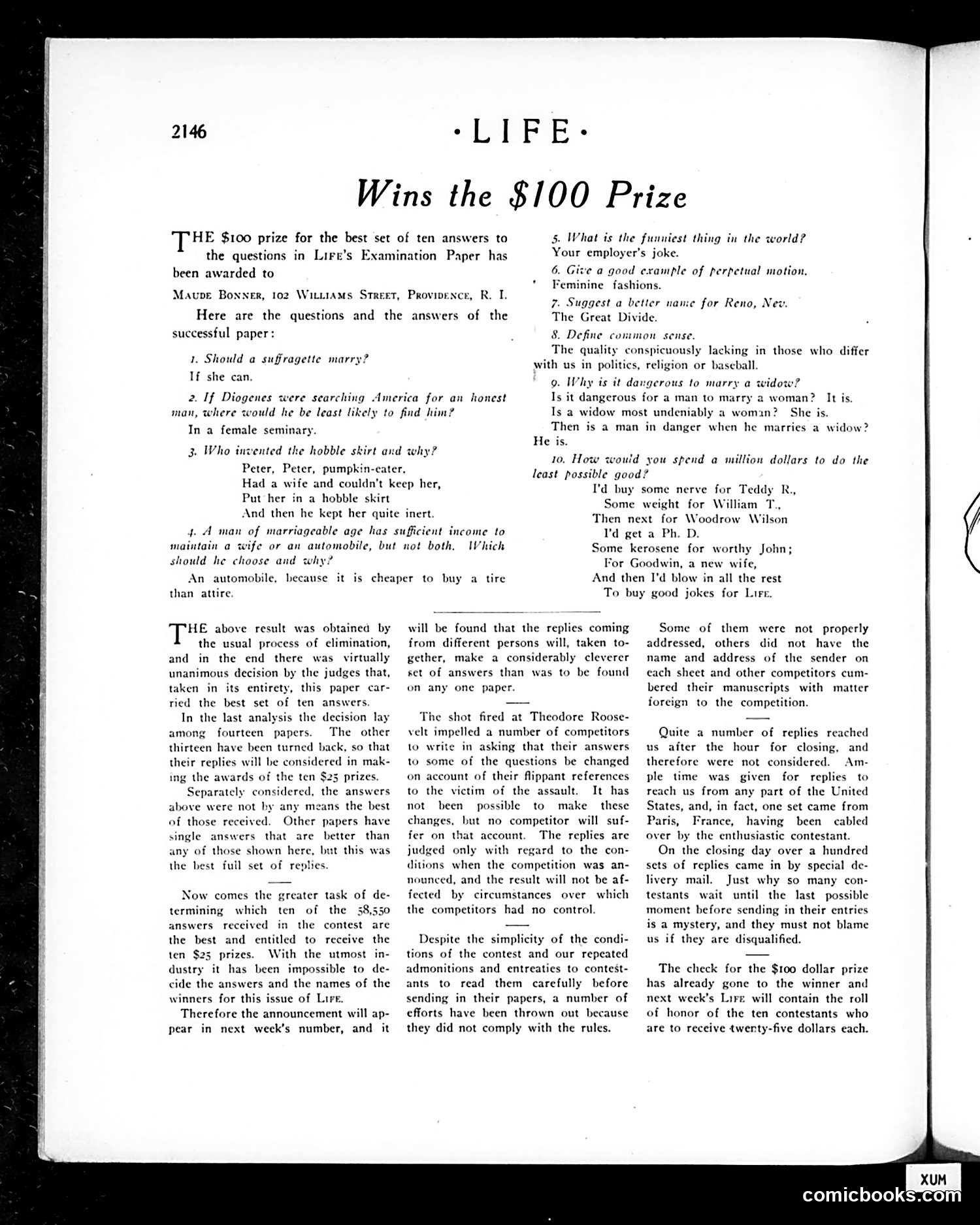 Life — November 7, 1912 — page 26 of 60