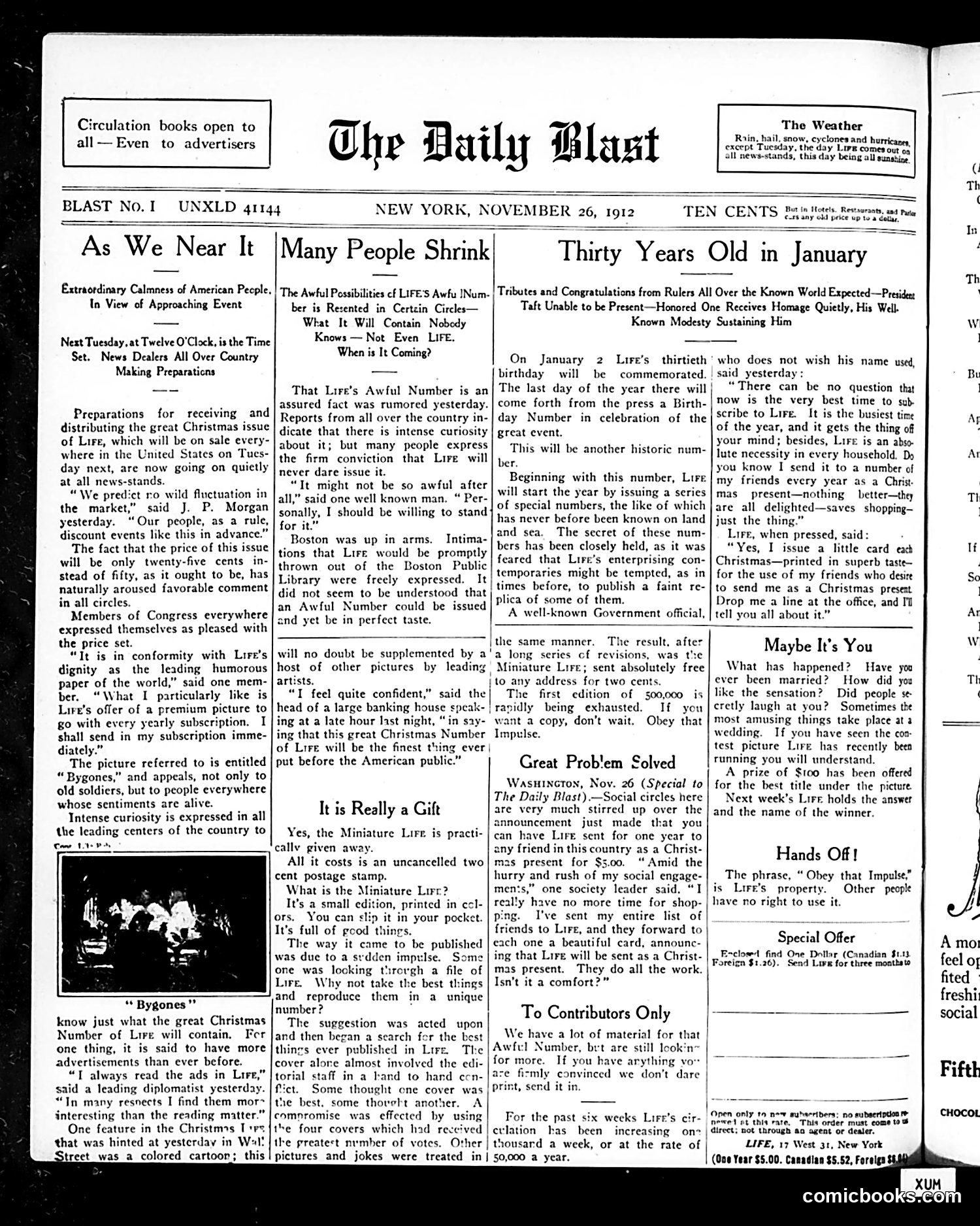 Life — November 28, 1912 — page 4 of 44