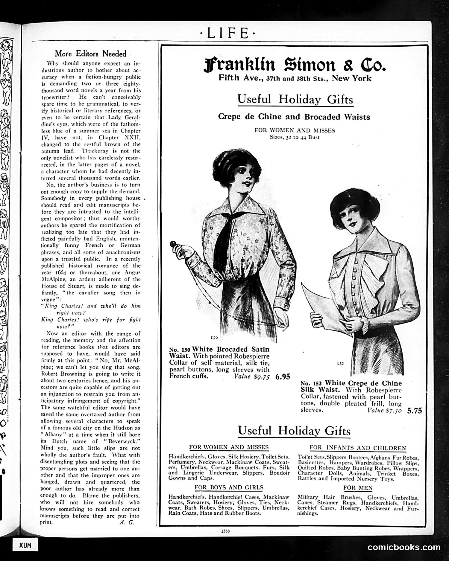 Life — December 5, 1912 — page 21 of 116