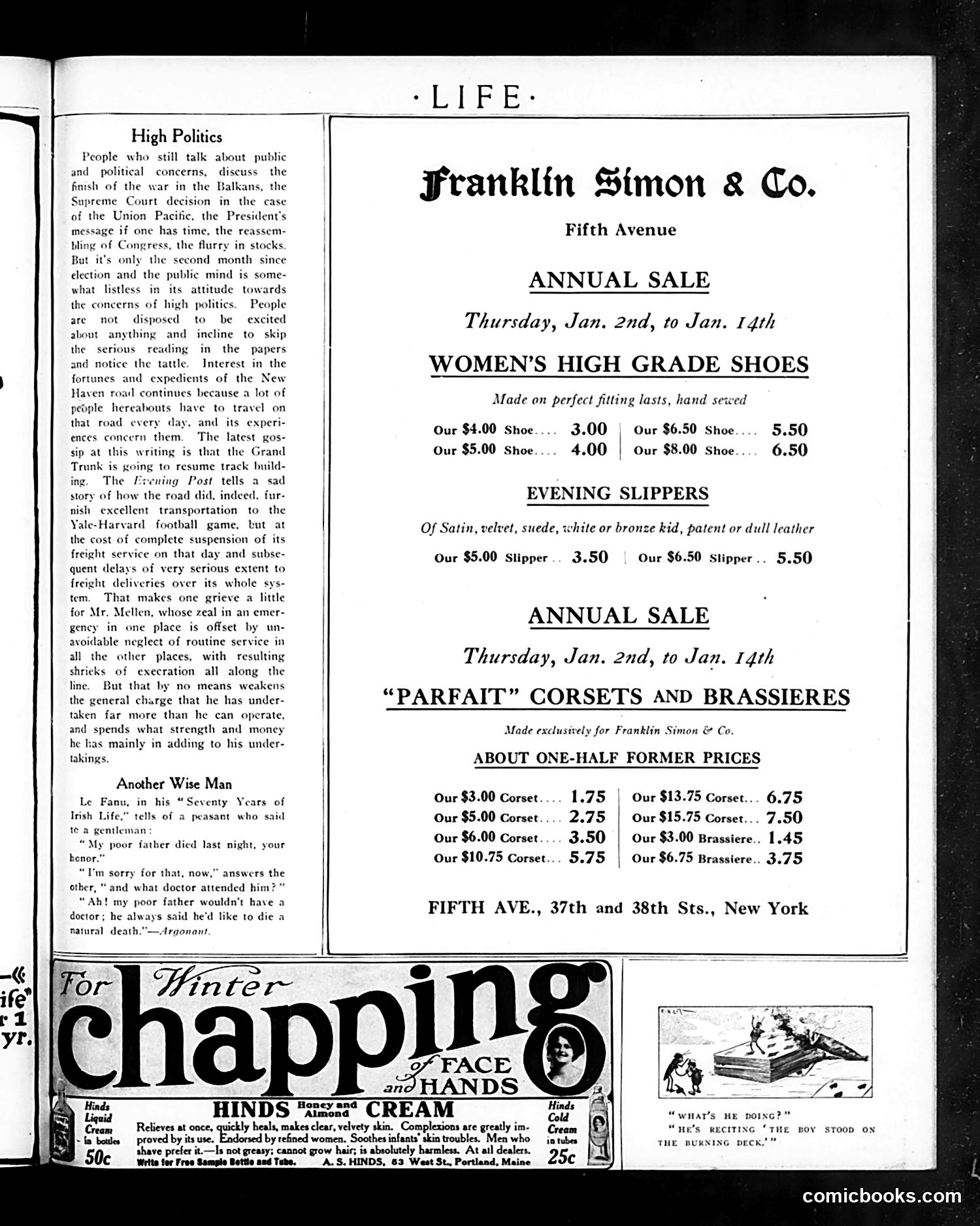Life — January 2, 1913 — page 5 of 44