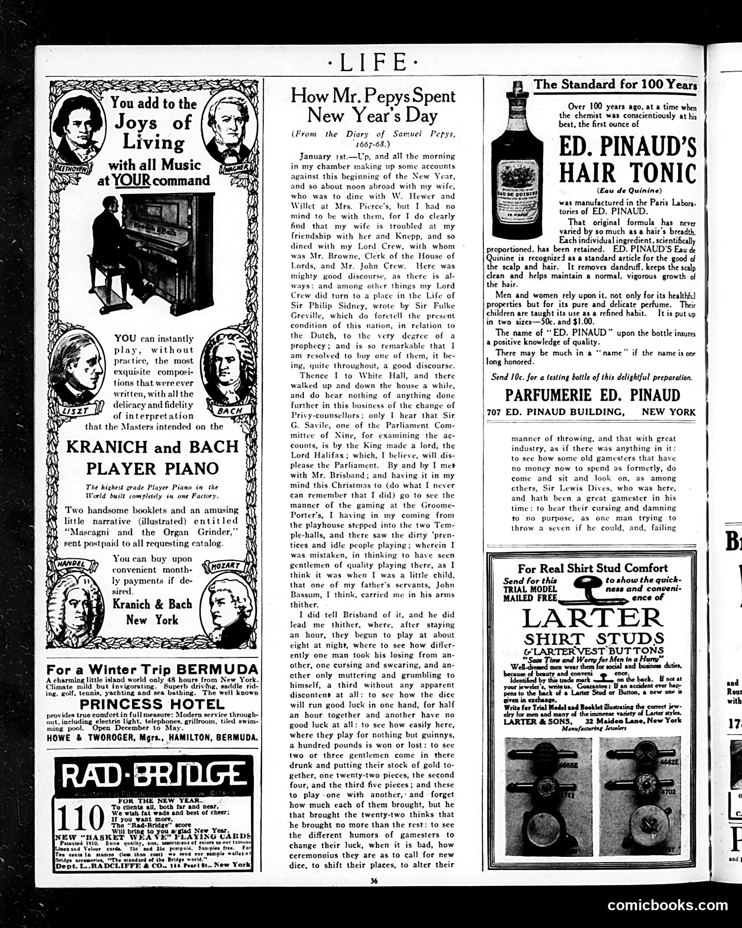 Life — January 2, 1913 — page 36 of 44
