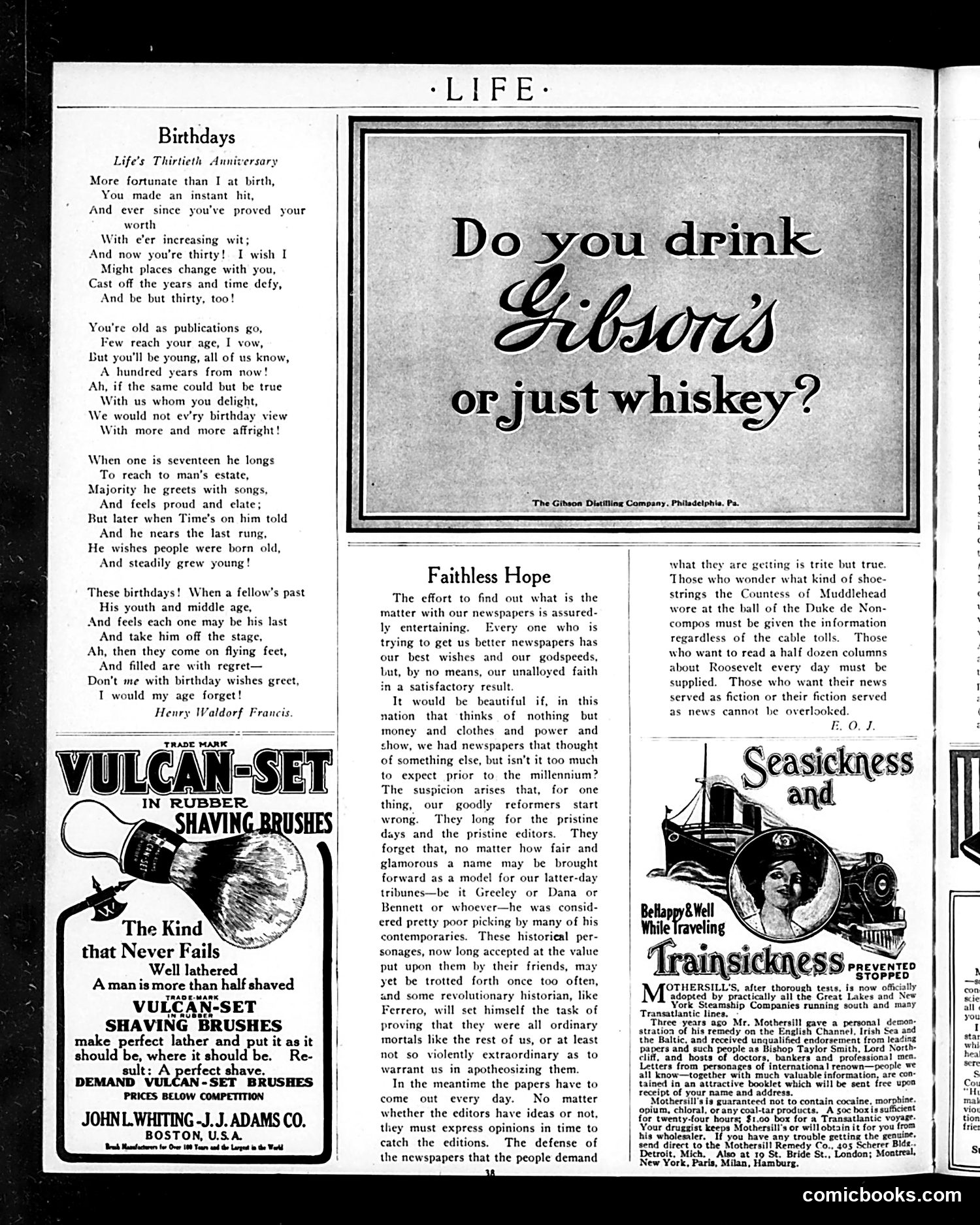 Life — January 2, 1913 — page 38 of 44