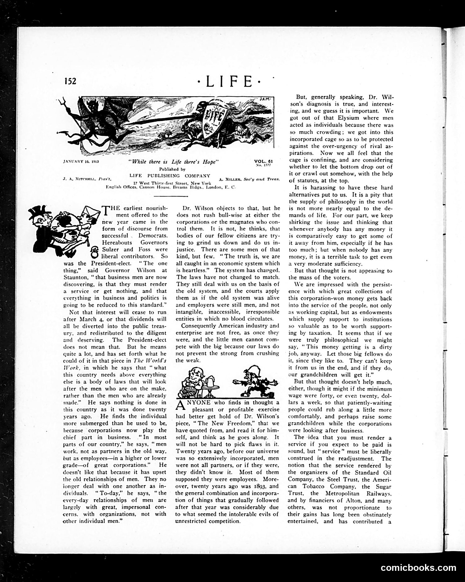 Life — January 16, 1913 — page 8 of 40