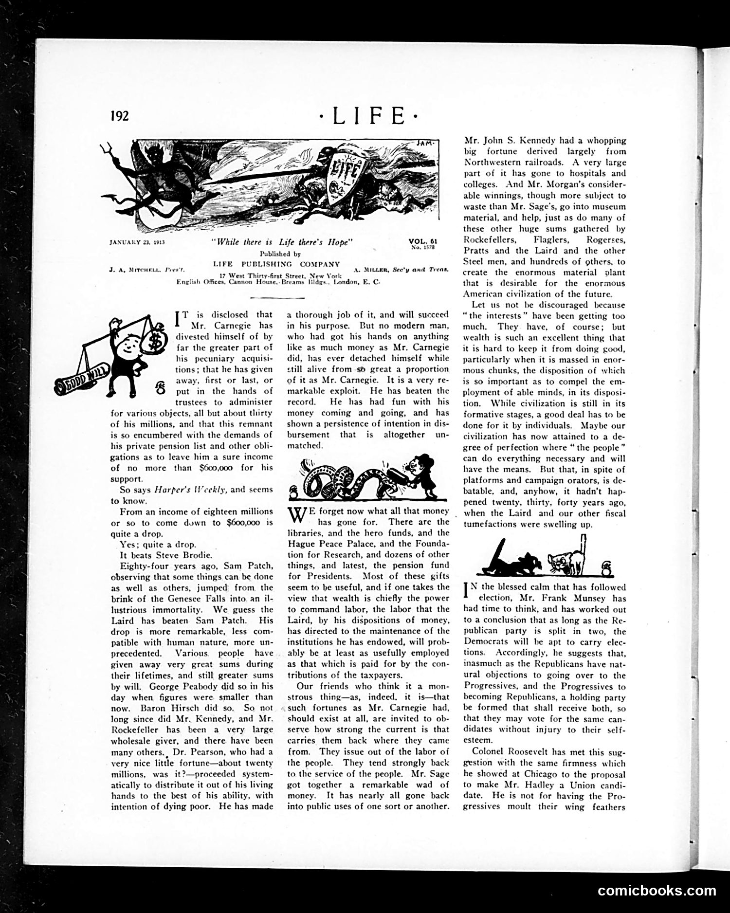 Life — January 23, 1913 — page 8 of 40