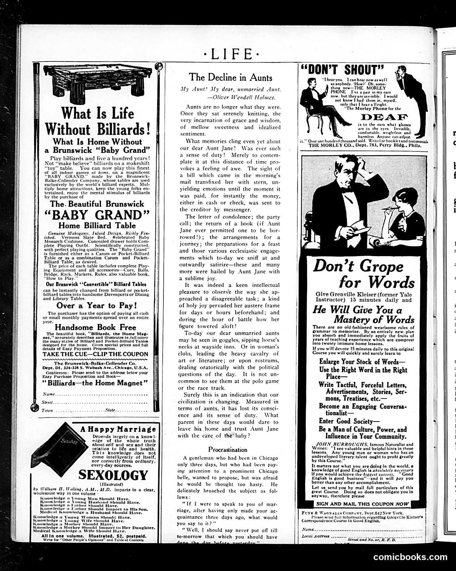 Life — January 23, 1913 — page 38 of 40