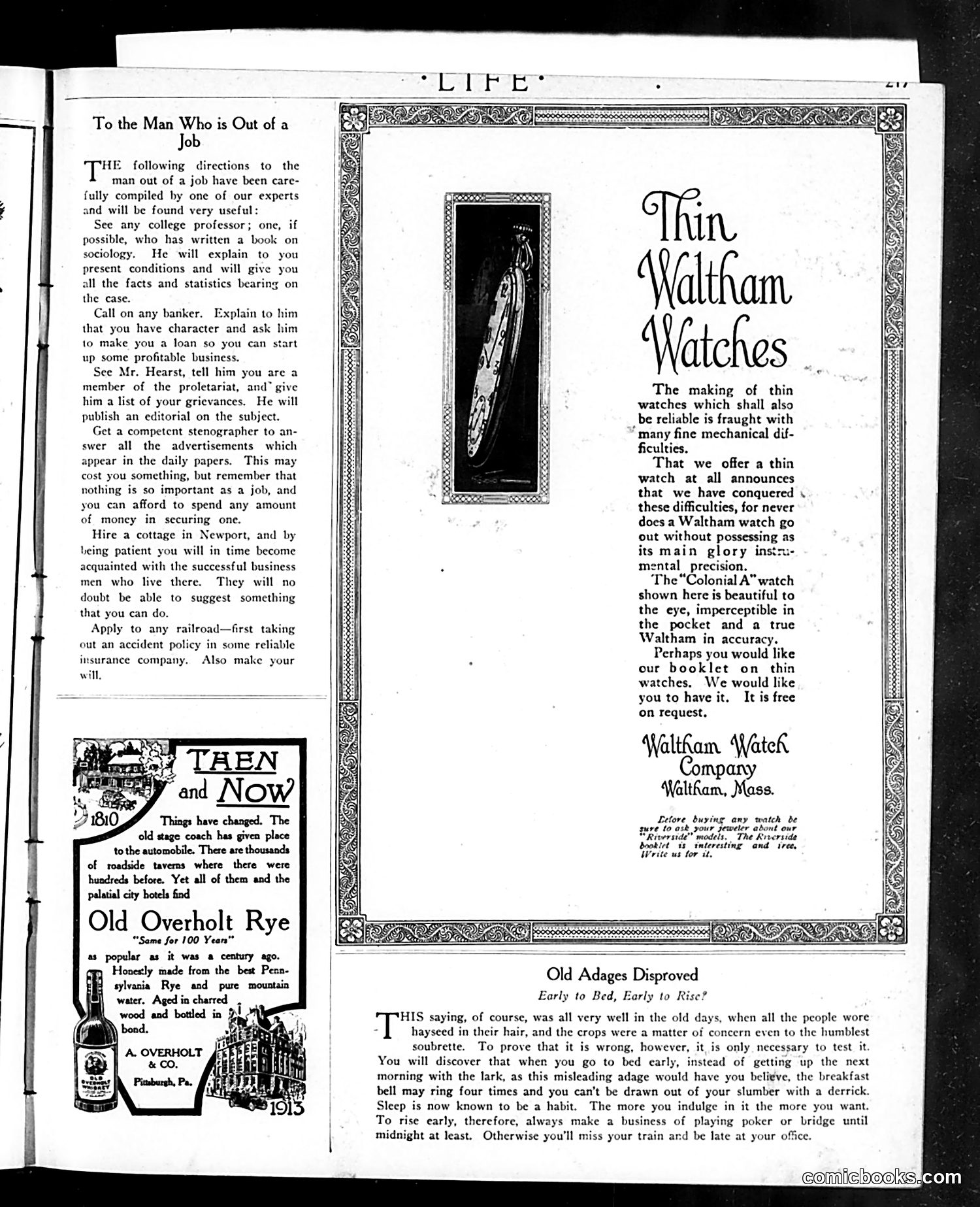Life — August 7, 1913 — page 5 of 40