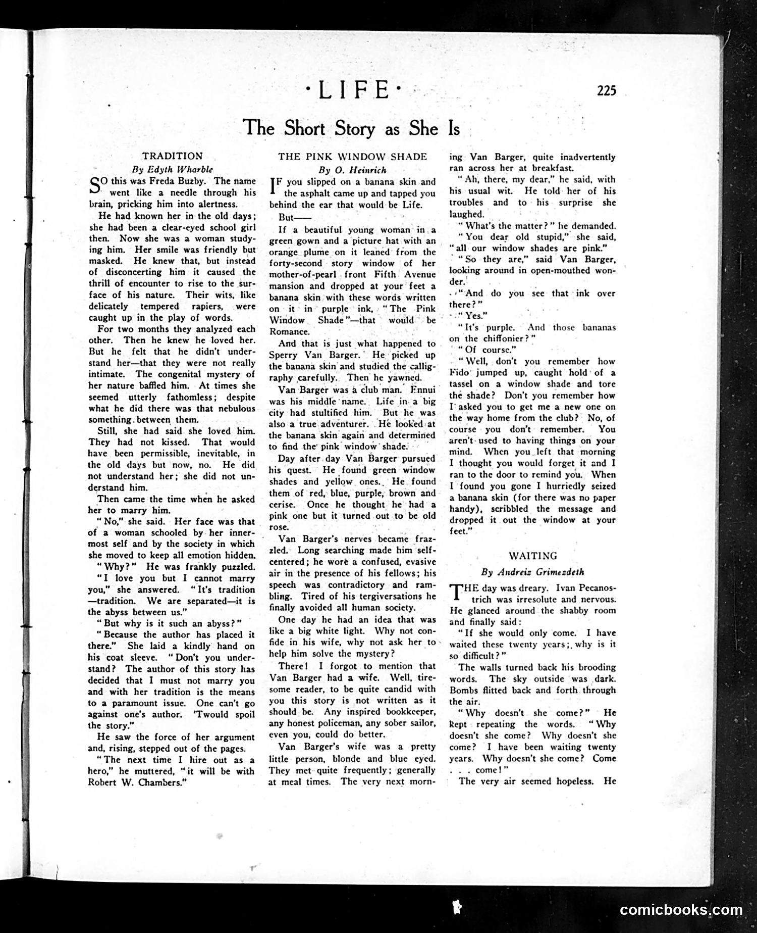 Life — August 7, 1913 — page 13 of 40