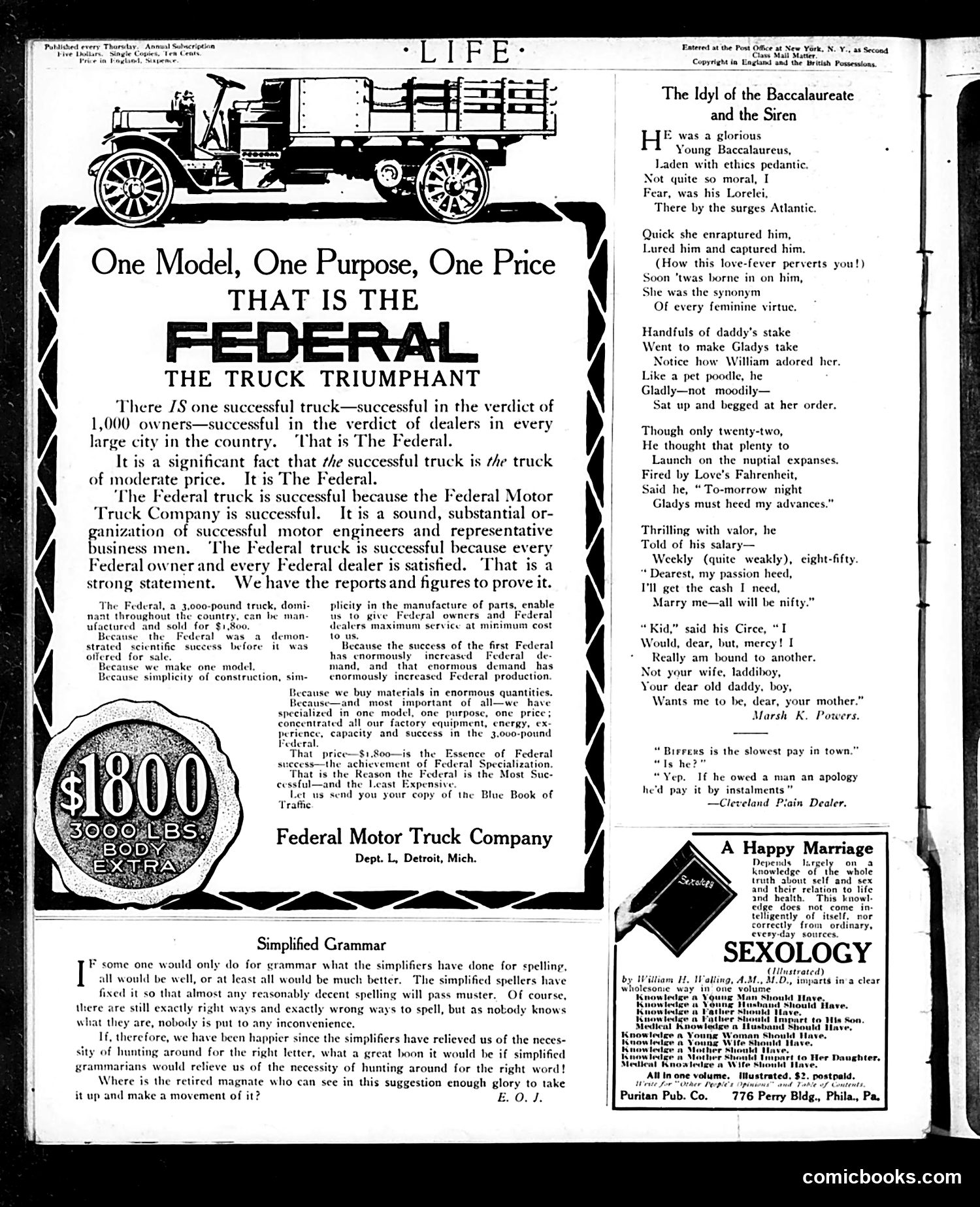 Life — August 14, 1913 — page 2 of 40