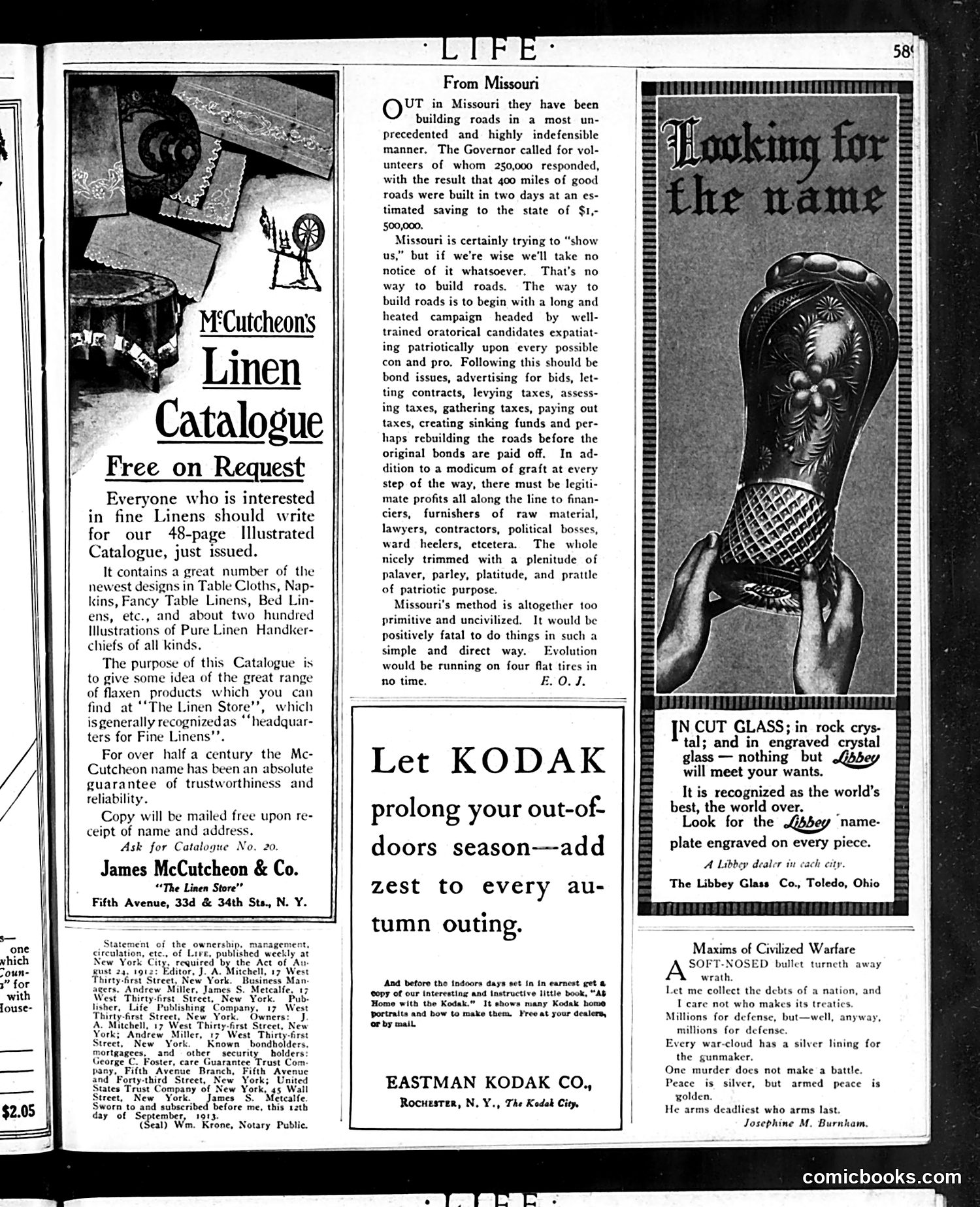 Life — October 2, 1913 — page 45 of 48