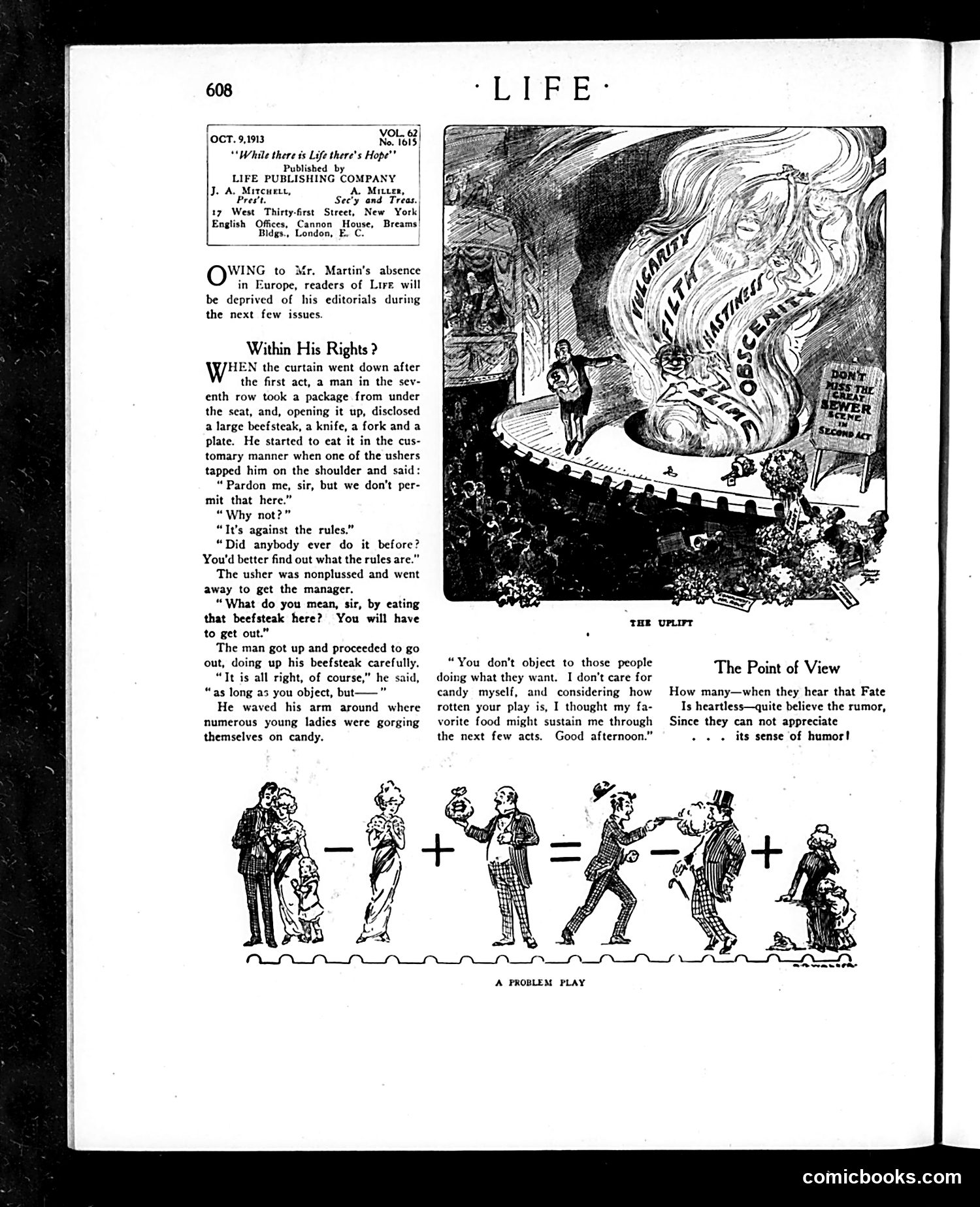 Life — October 9, 1913 — page 16 of 44