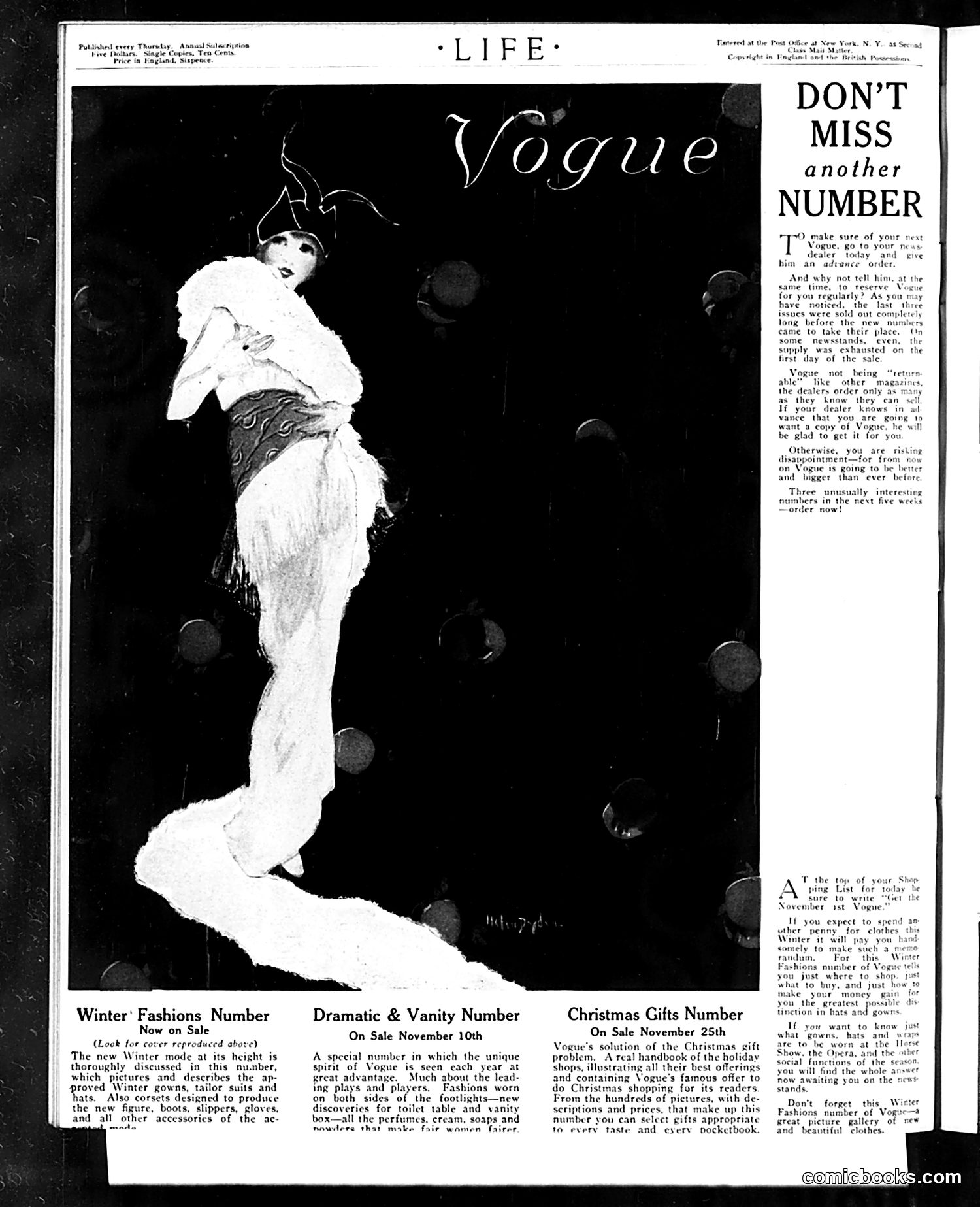 Life — October 30, 1913 — page 2 of 40