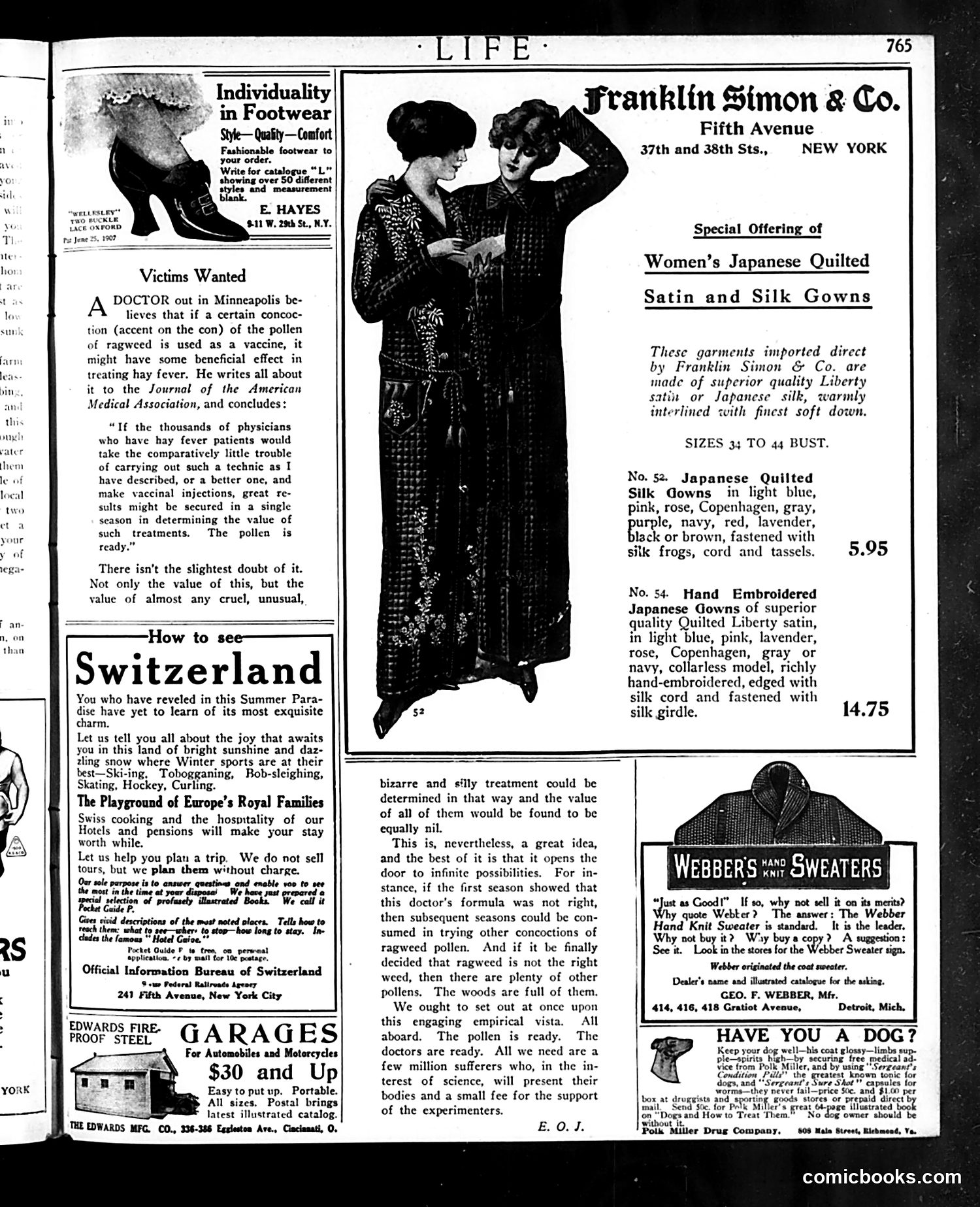 Life — November 6, 1913 — page 5 of 56