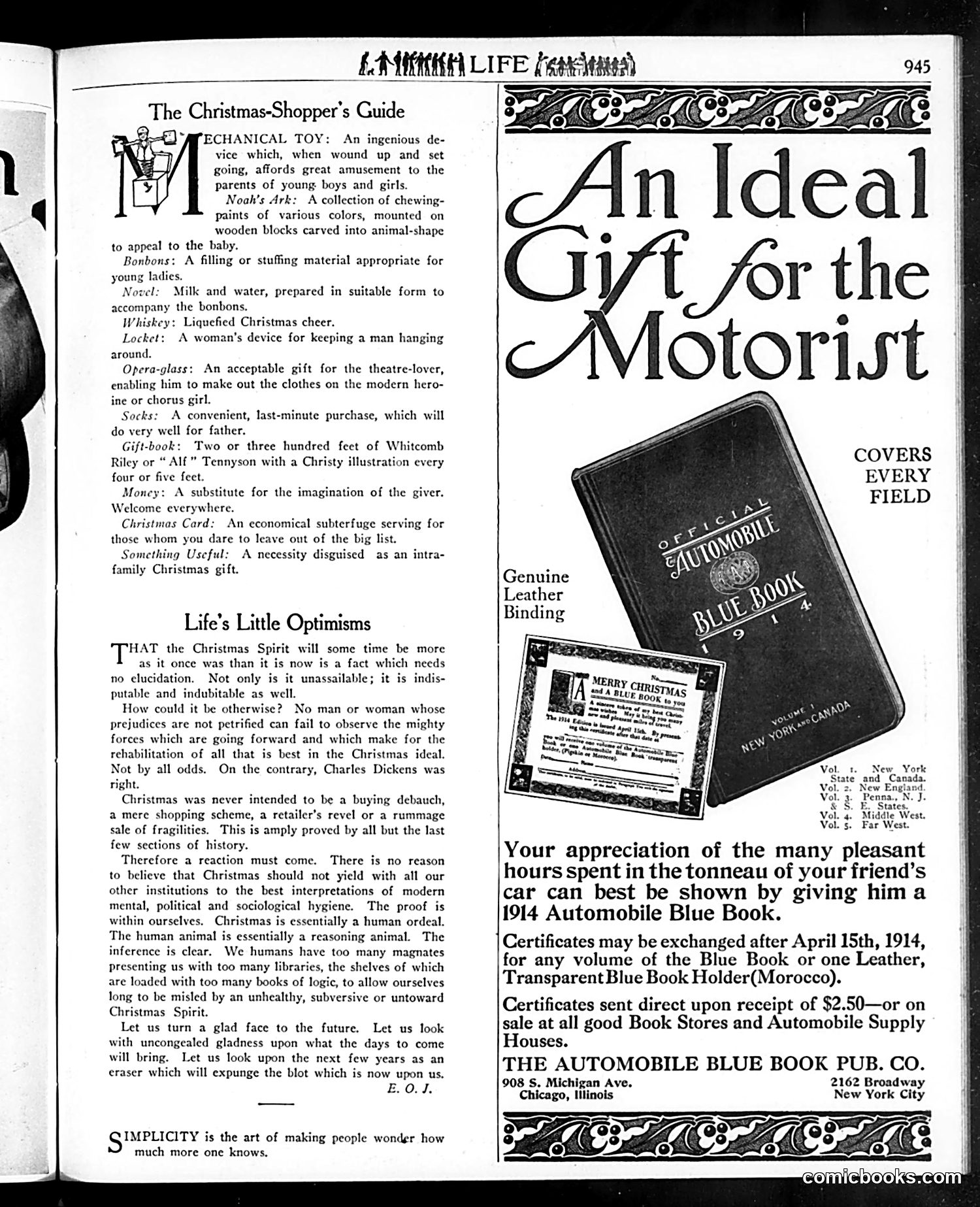 Life — December 4, 1913 — page 5 of 112