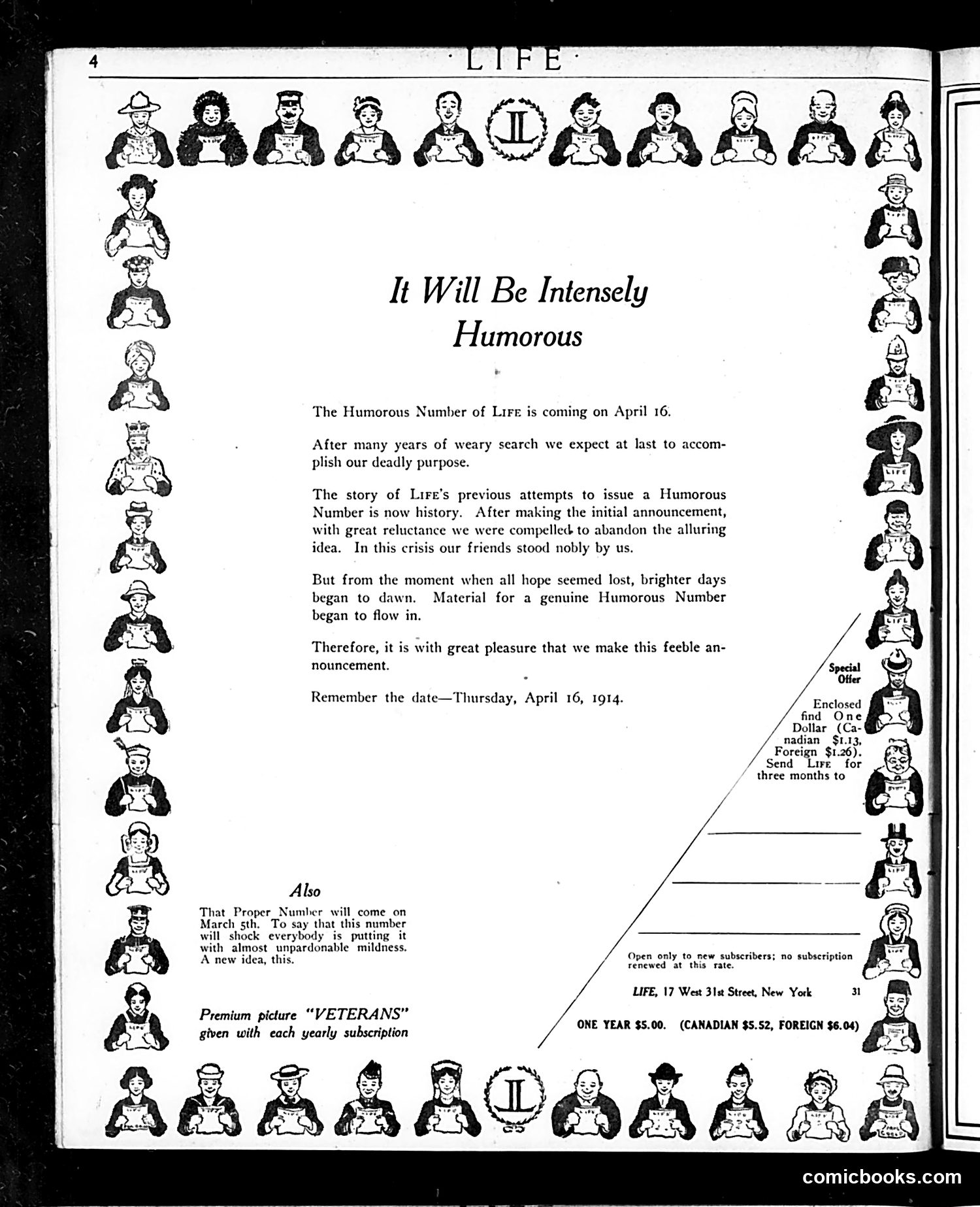 Life — January 1, 1914 — page 4 of 44