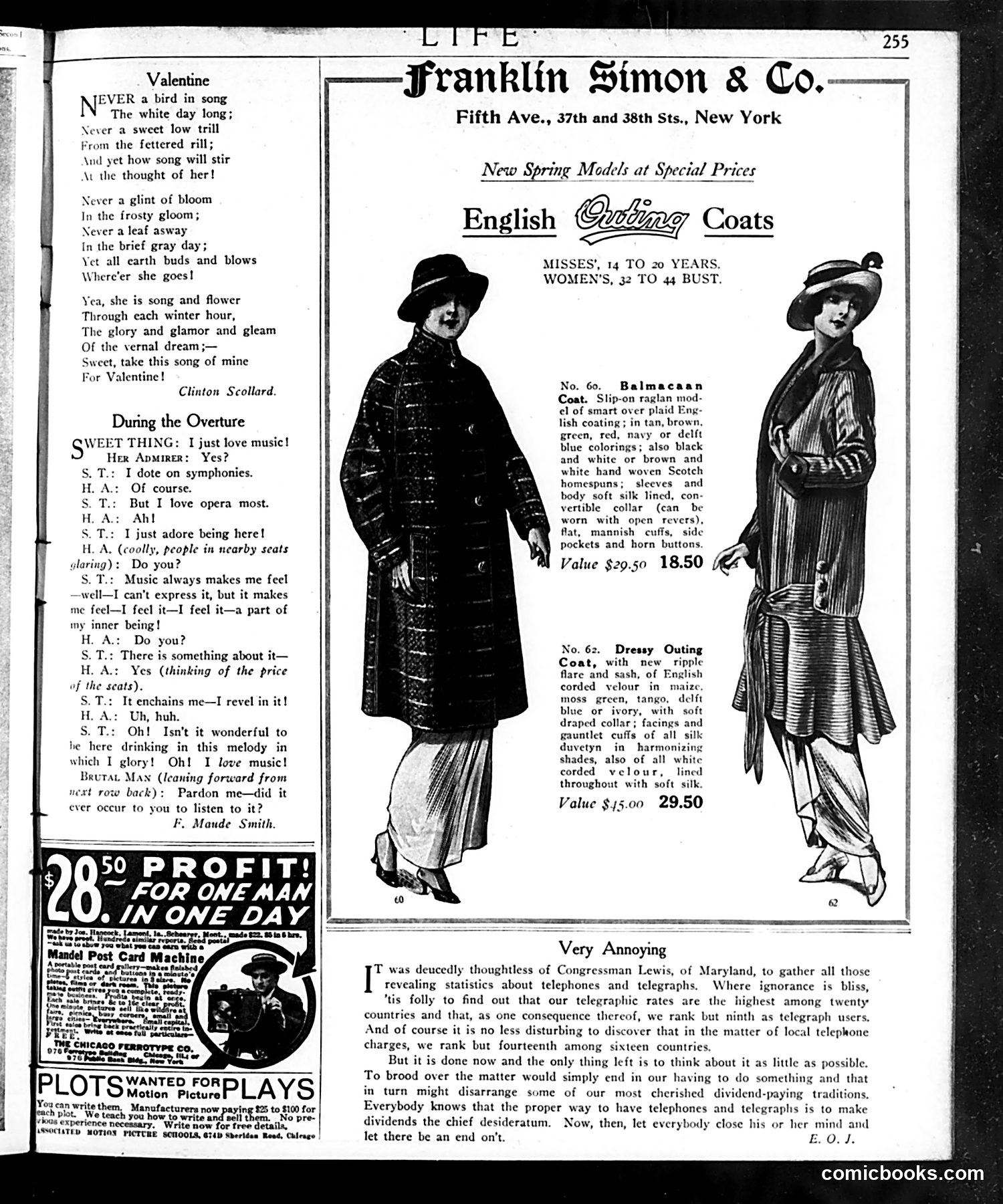 Life — February 12, 1914 — page 3 of 44