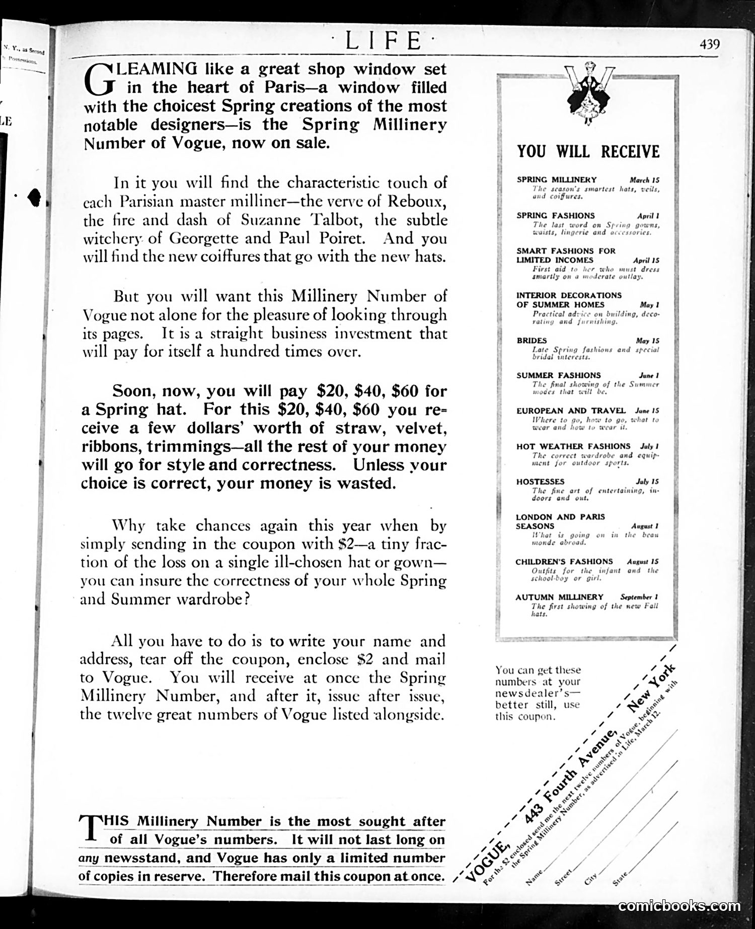 Life — March 12, 1914 — page 3 of 44