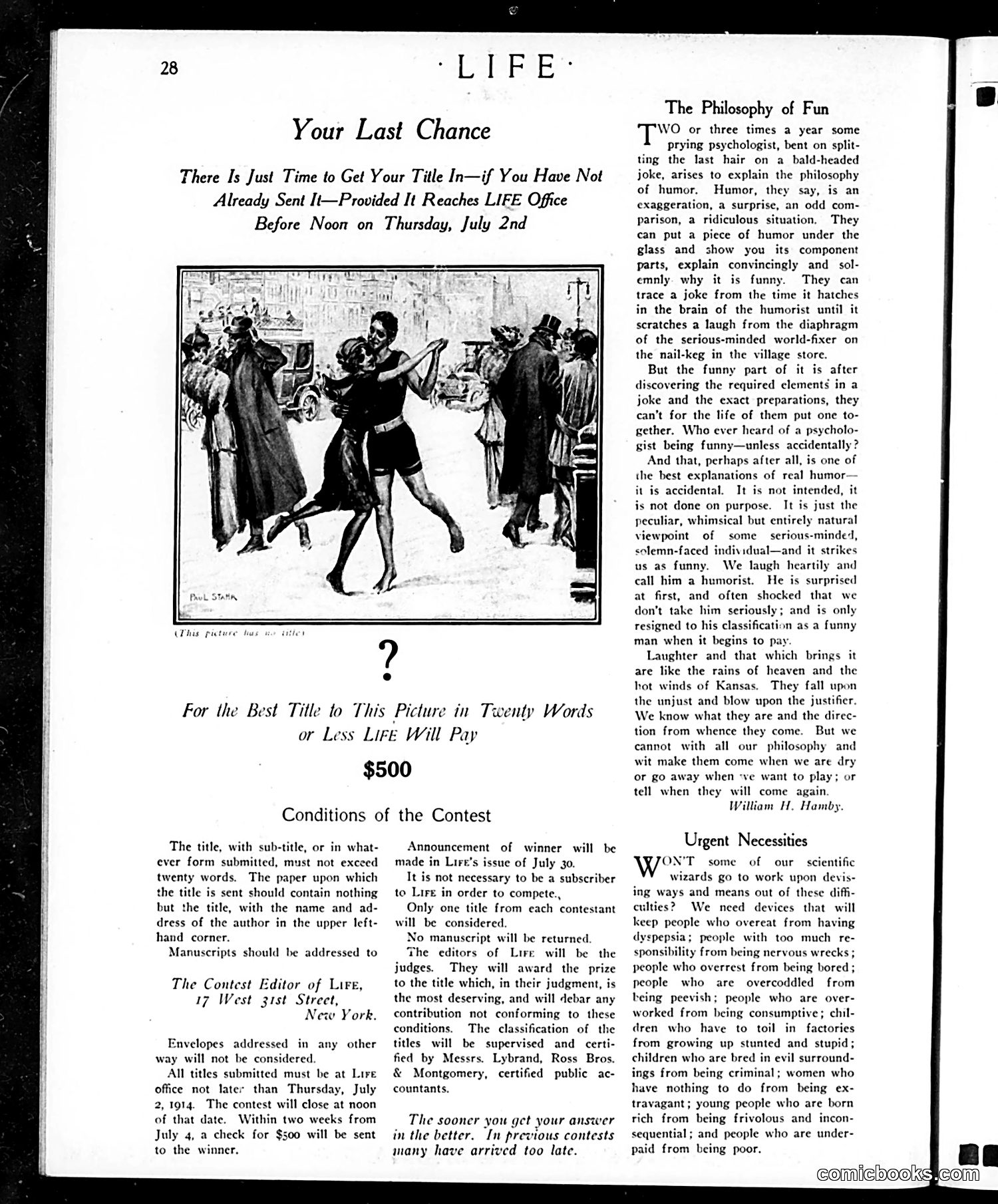 Life — July 2, 1914 — page 28 of 44