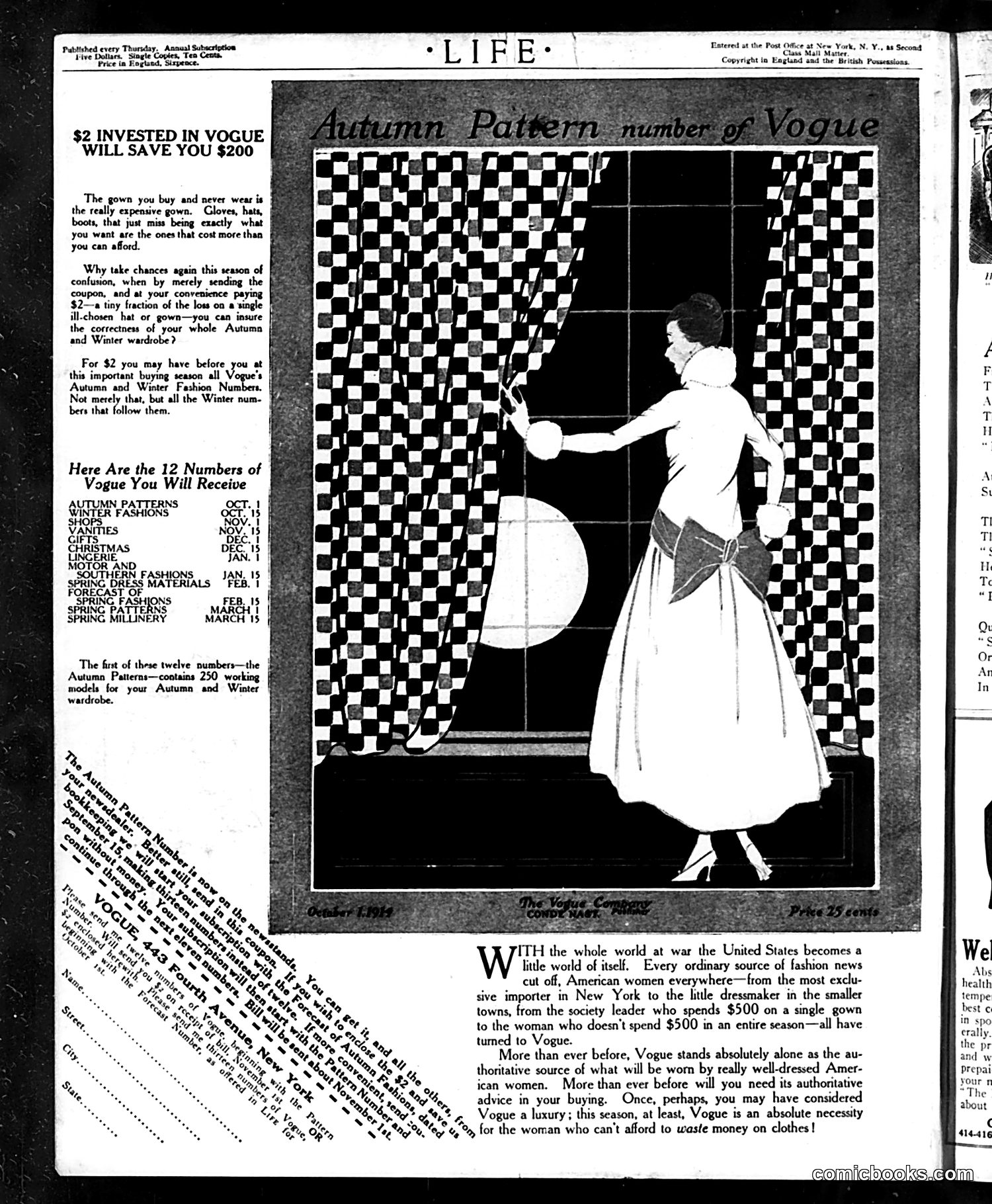 Life — October 1, 1914 — page 2 of 48