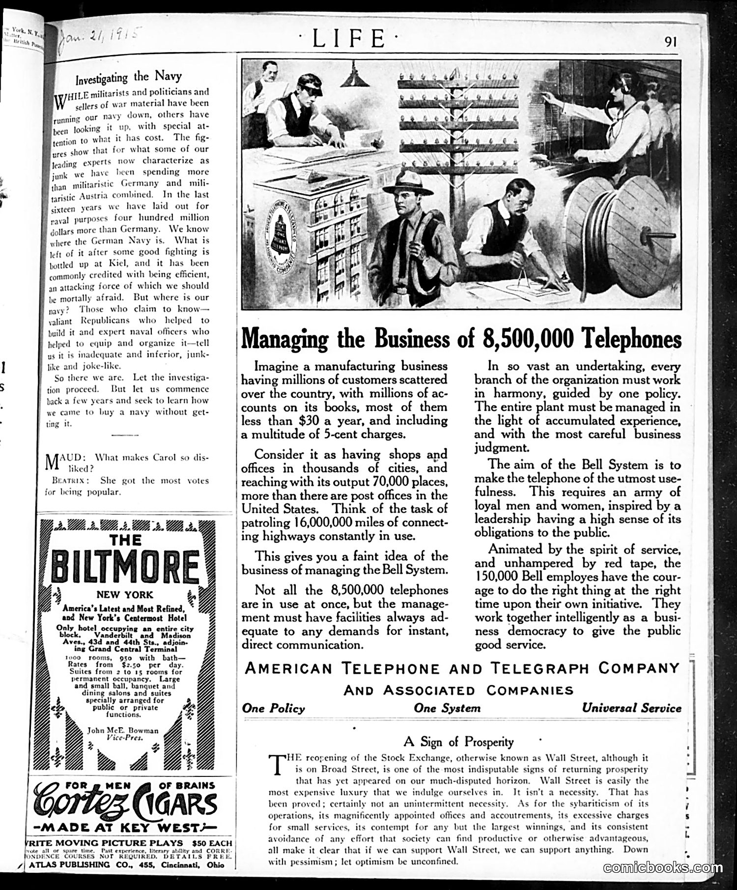 Life — January 21, 1915 — page 3 of 44