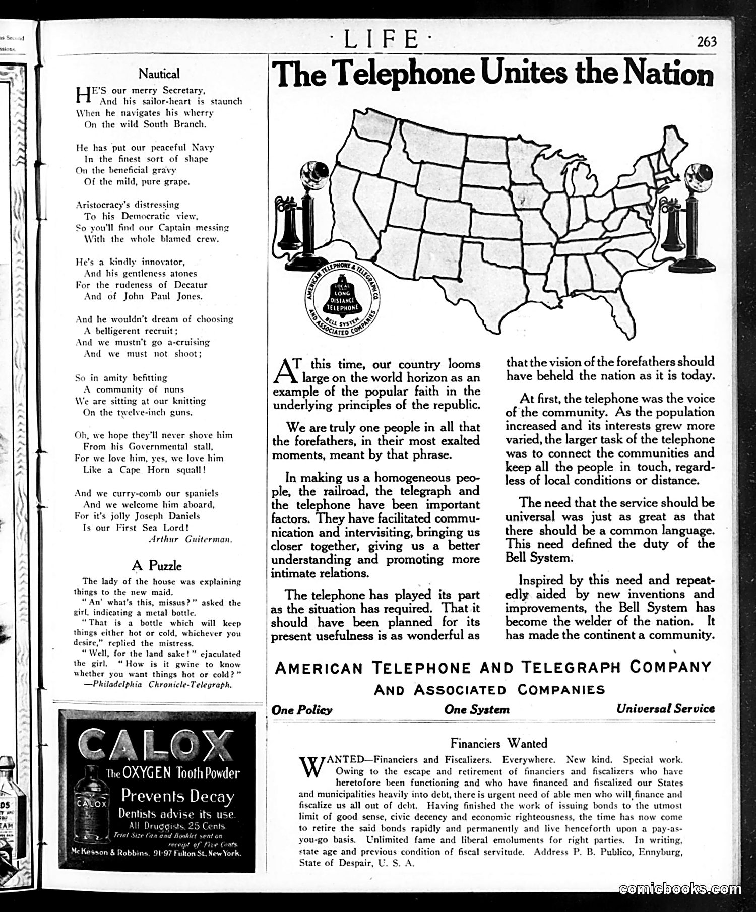 Life — February 18, 1915 — page 3 of 44