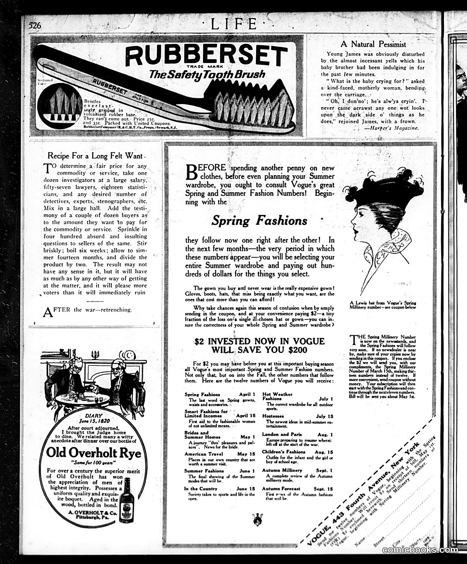 Life — March 25, 1915 — page 42 of 44