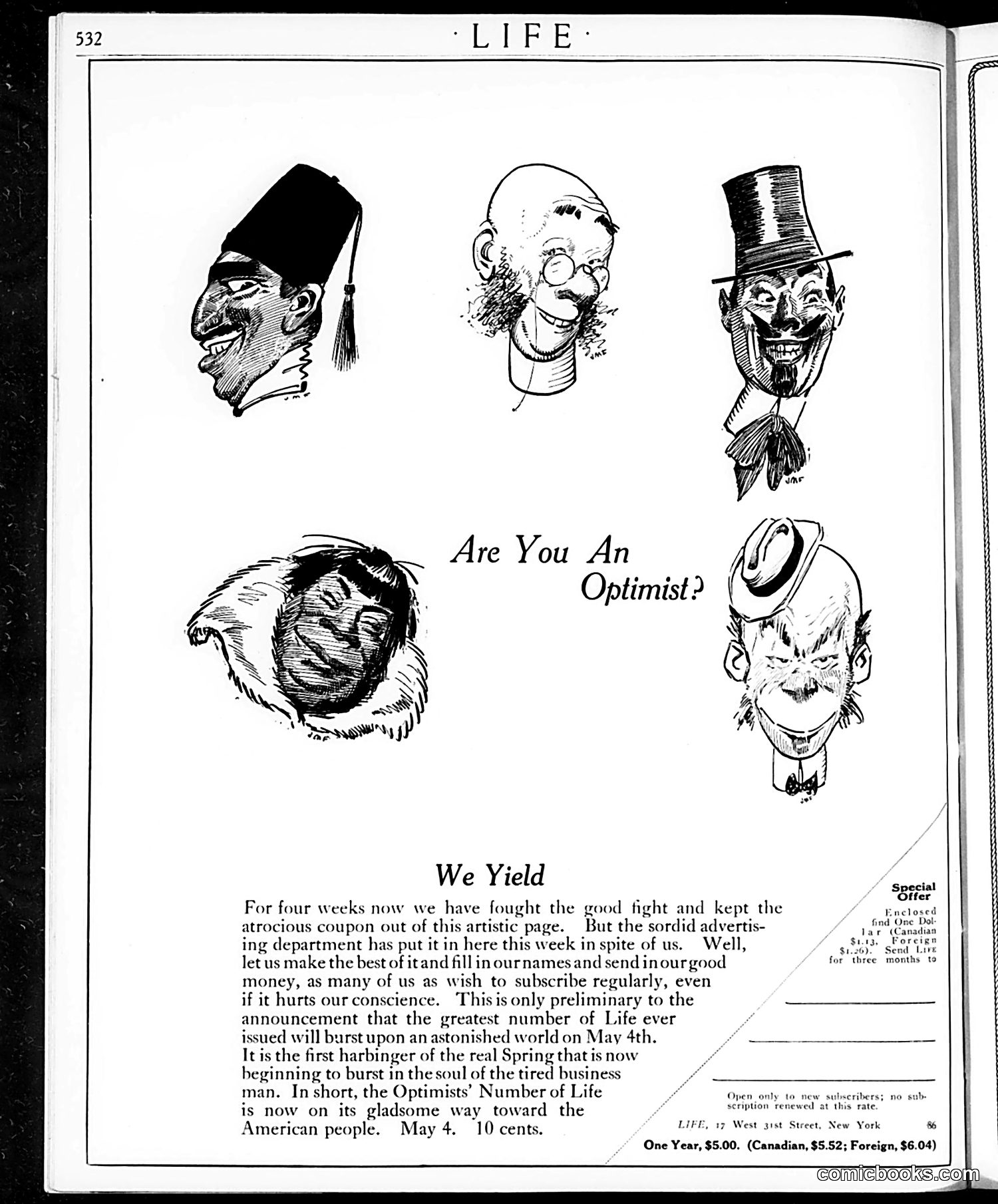 Life — April 1, 1915 — page 4 of 72