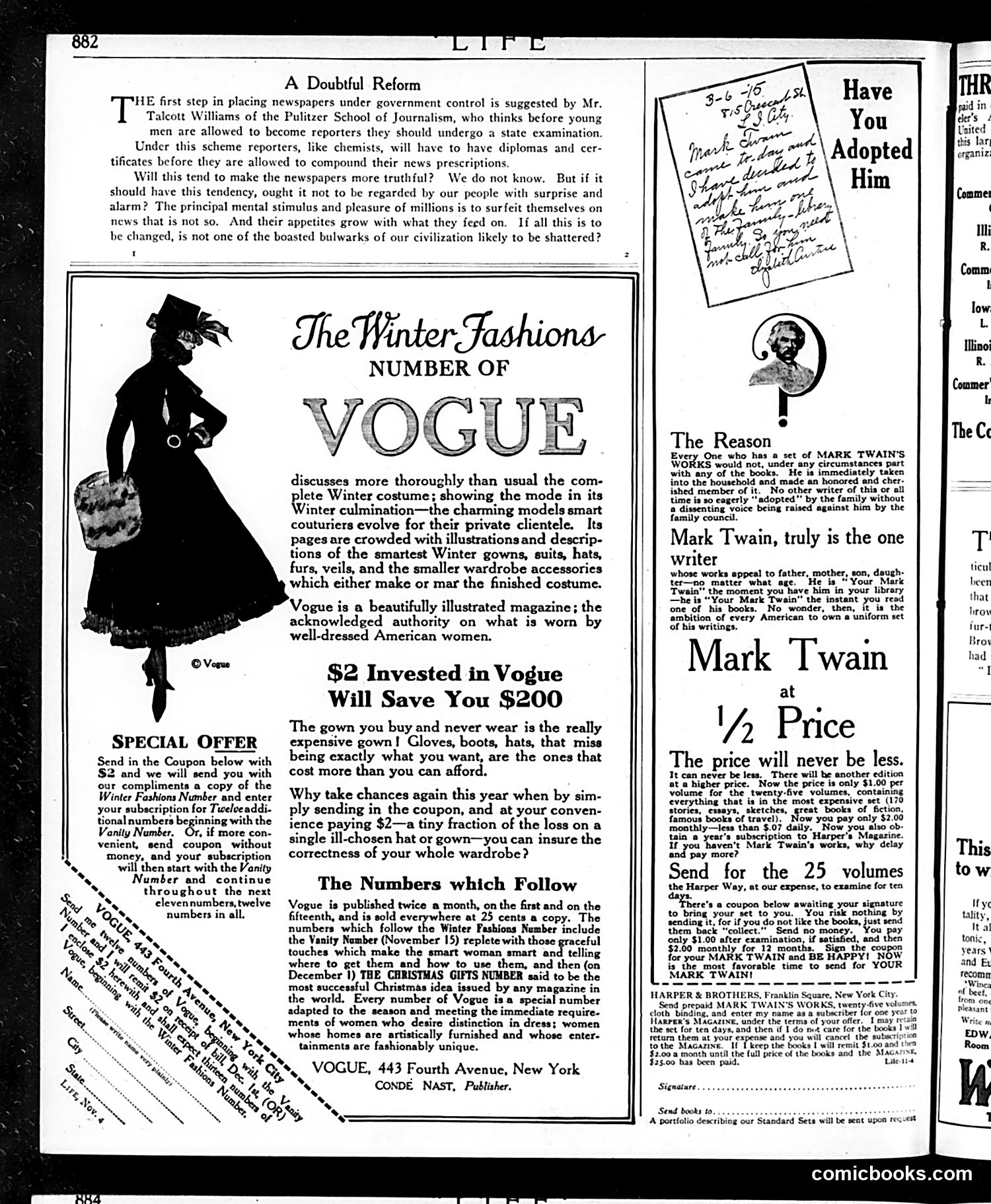 Life — November 4, 1915 — page 50 of 56