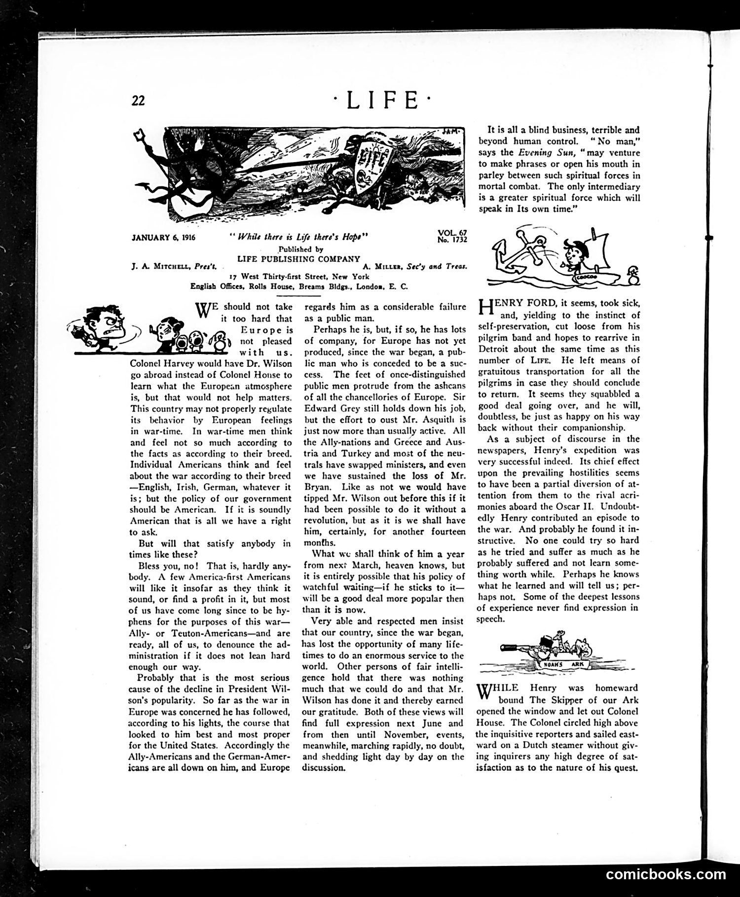 Life — January 6, 1916 — page 22 of 48