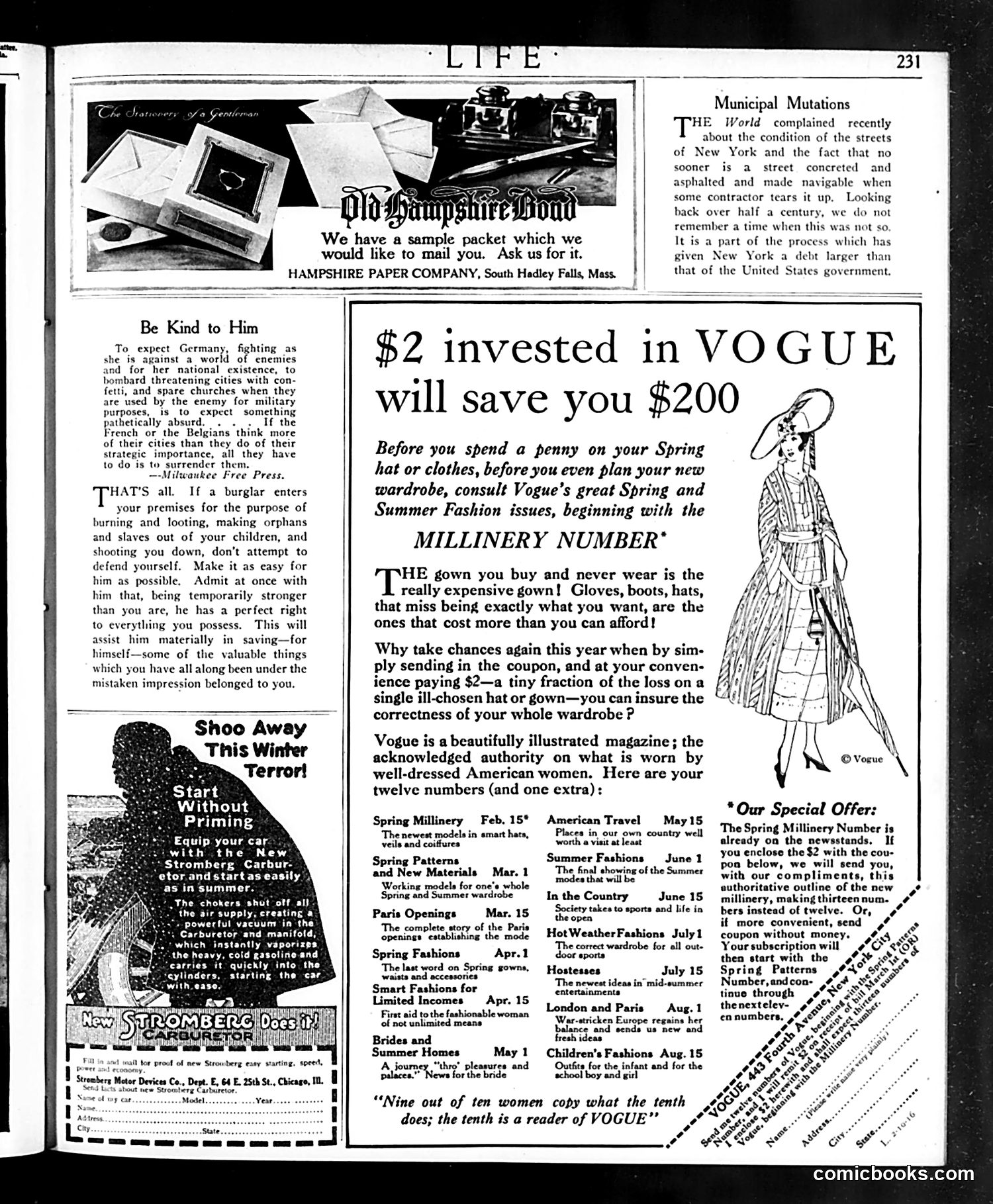 Life — February 10, 1916 — page 3 of 44
