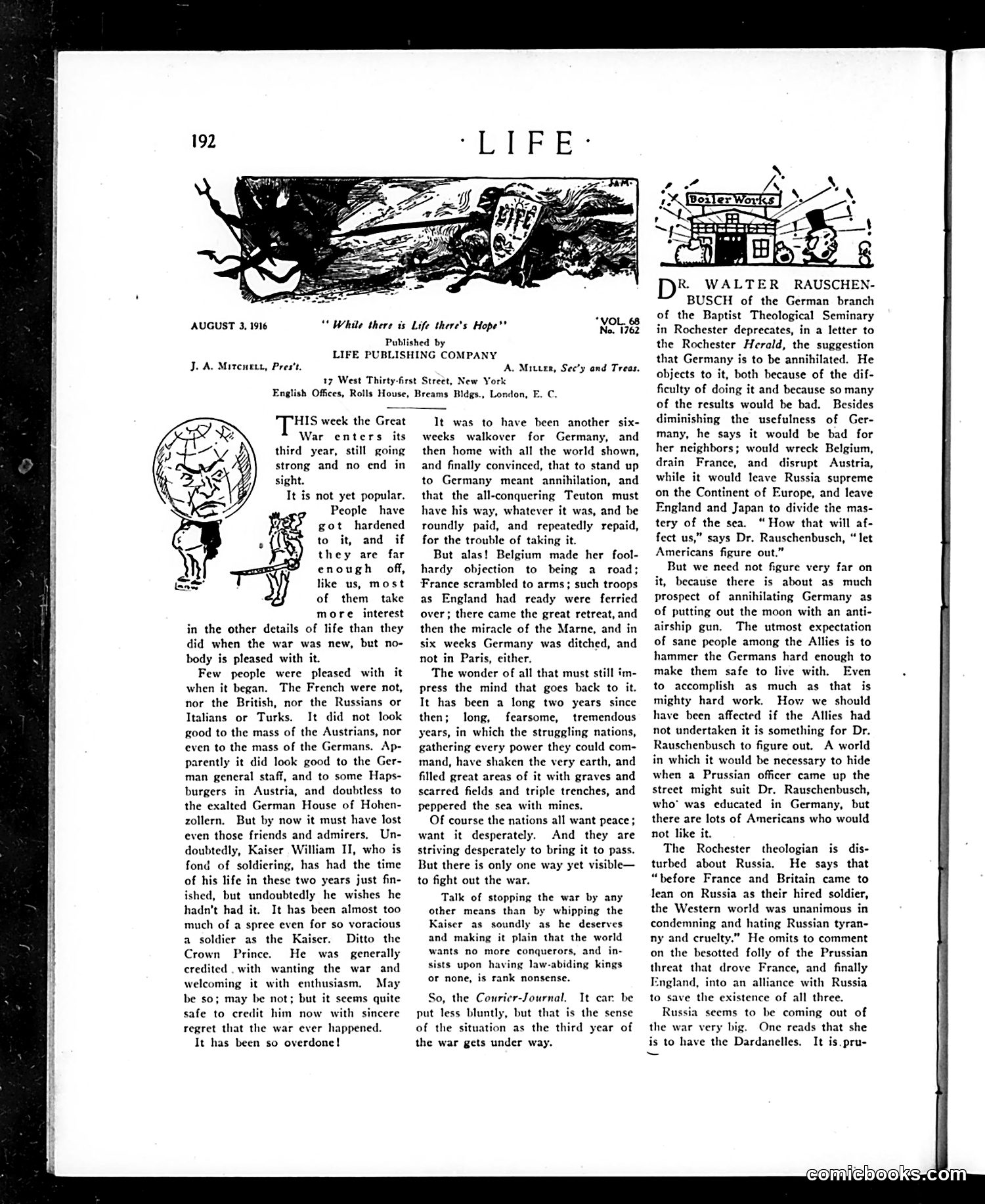 Life — August 3, 1916 — page 16 of 38