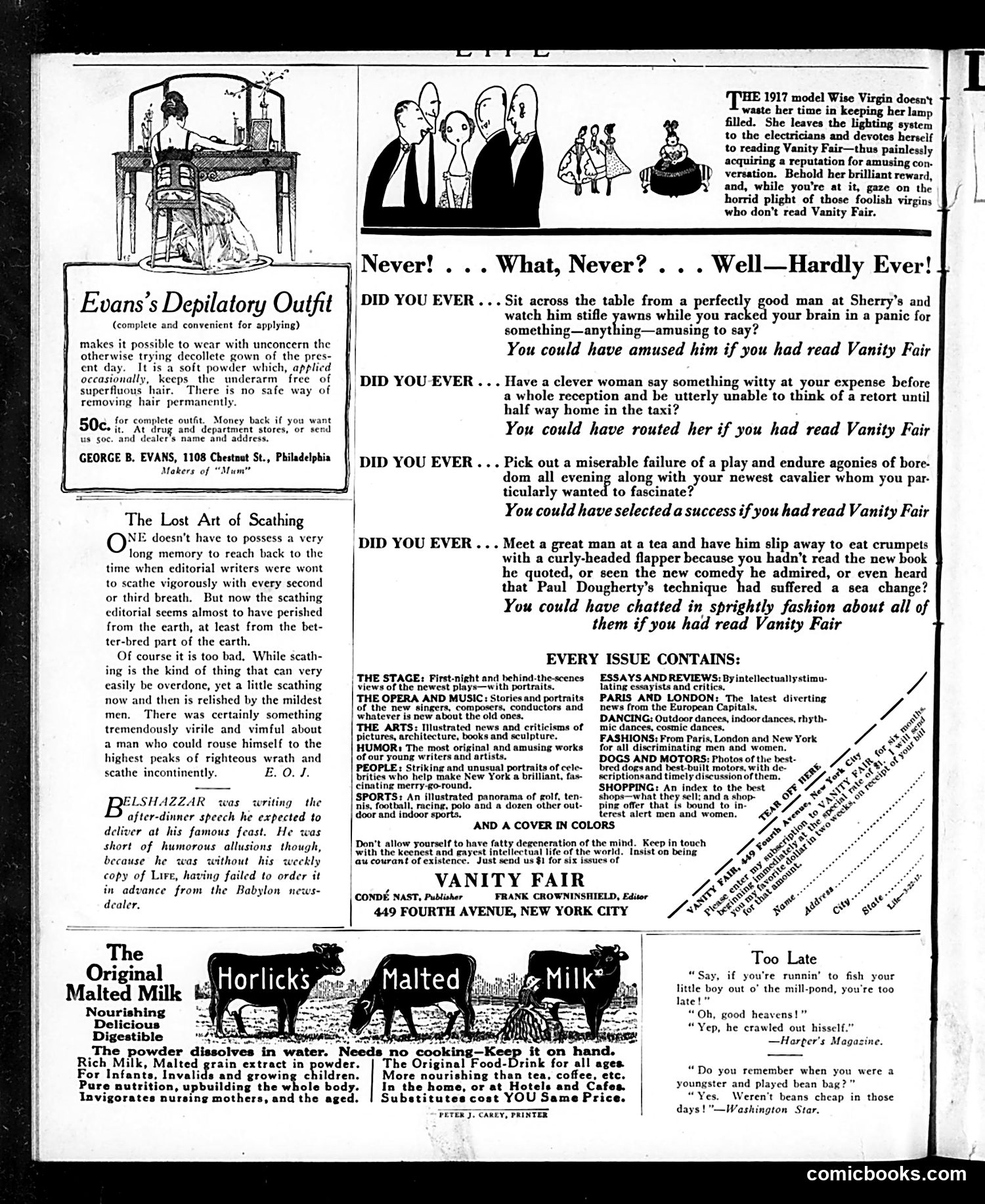 Life — March 22, 1917 — page 38 of 38