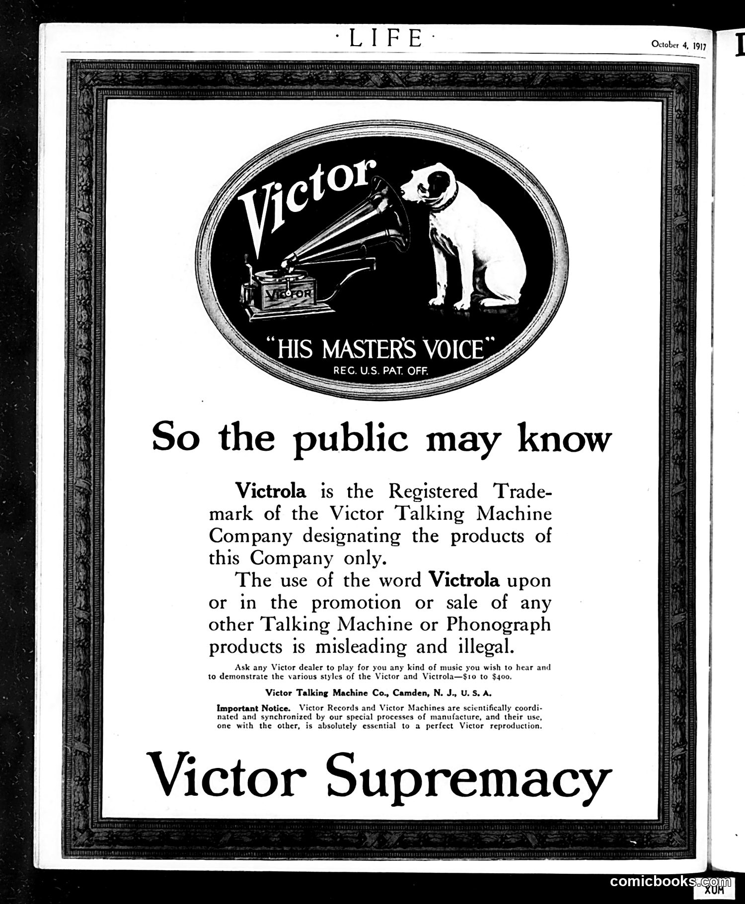 Life — October 4, 1917 — page 44 of 44