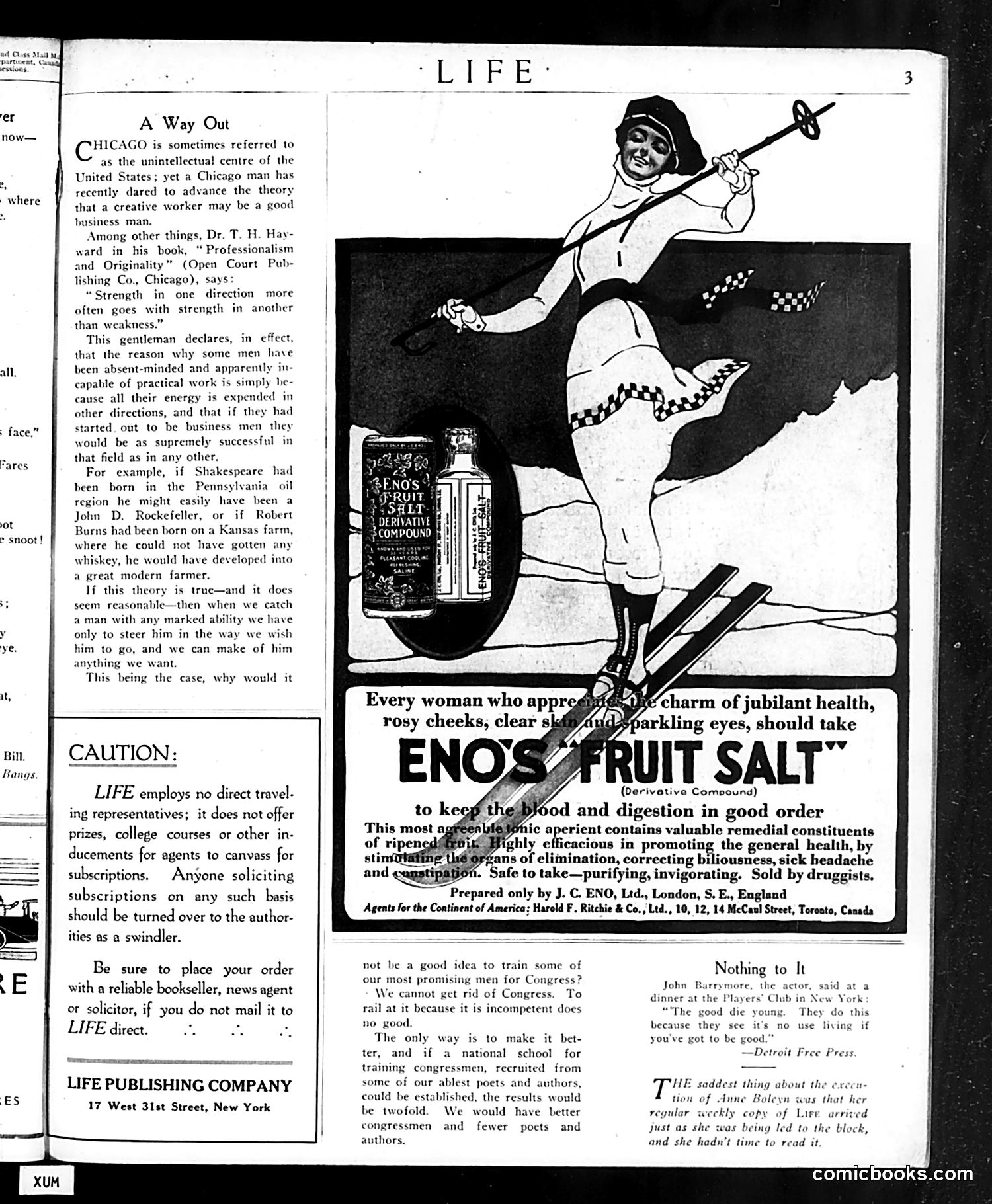 Life — January 3, 1918 — page 3 of 40