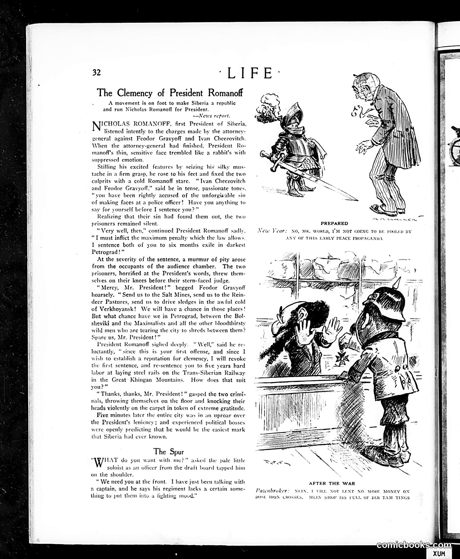 Life — January 3, 1918 — page 32 of 40