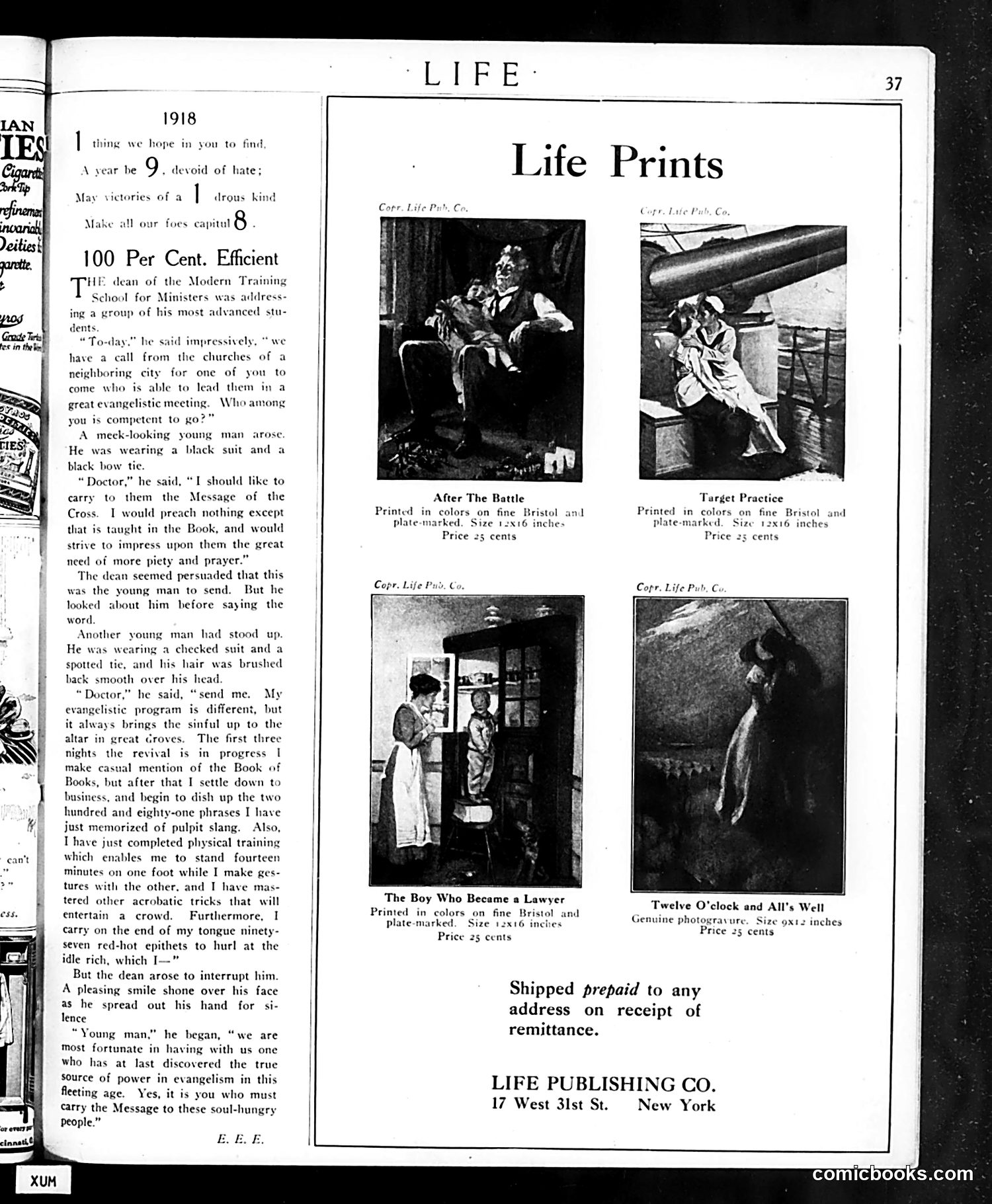 Life — January 3, 1918 — page 37 of 40