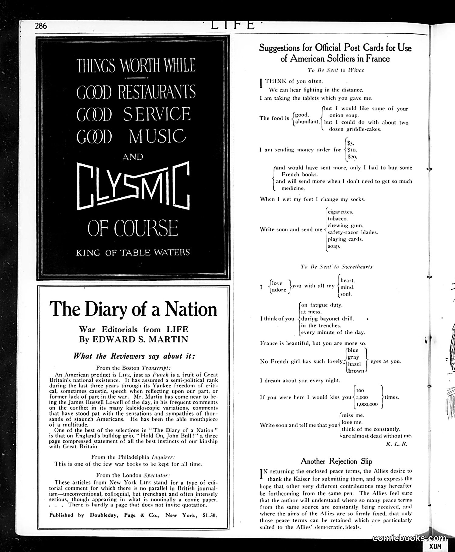 Life — February 21, 1918 — page 6 of 40