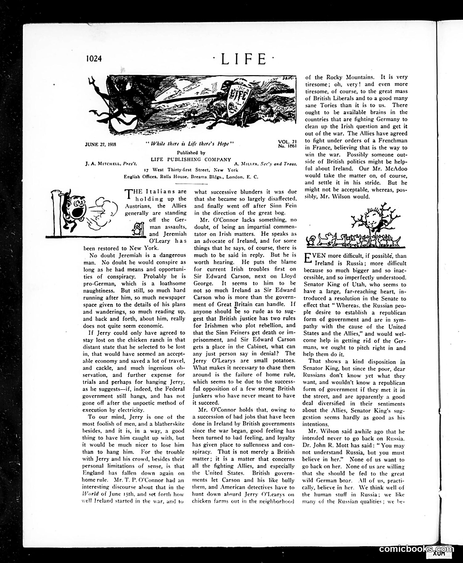 Life — June 27, 1918 — page 16 of 37