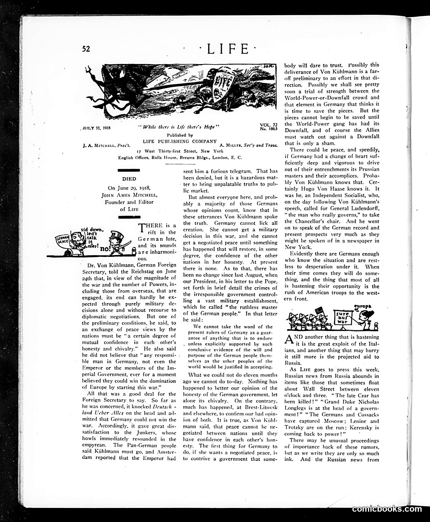 Life — July 11, 1918 — page 16 of 34